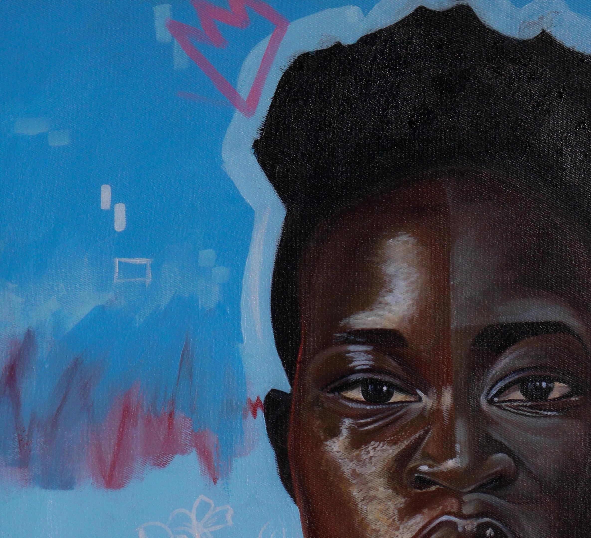 Dazwischen – Painting von Clinton Odhiambo