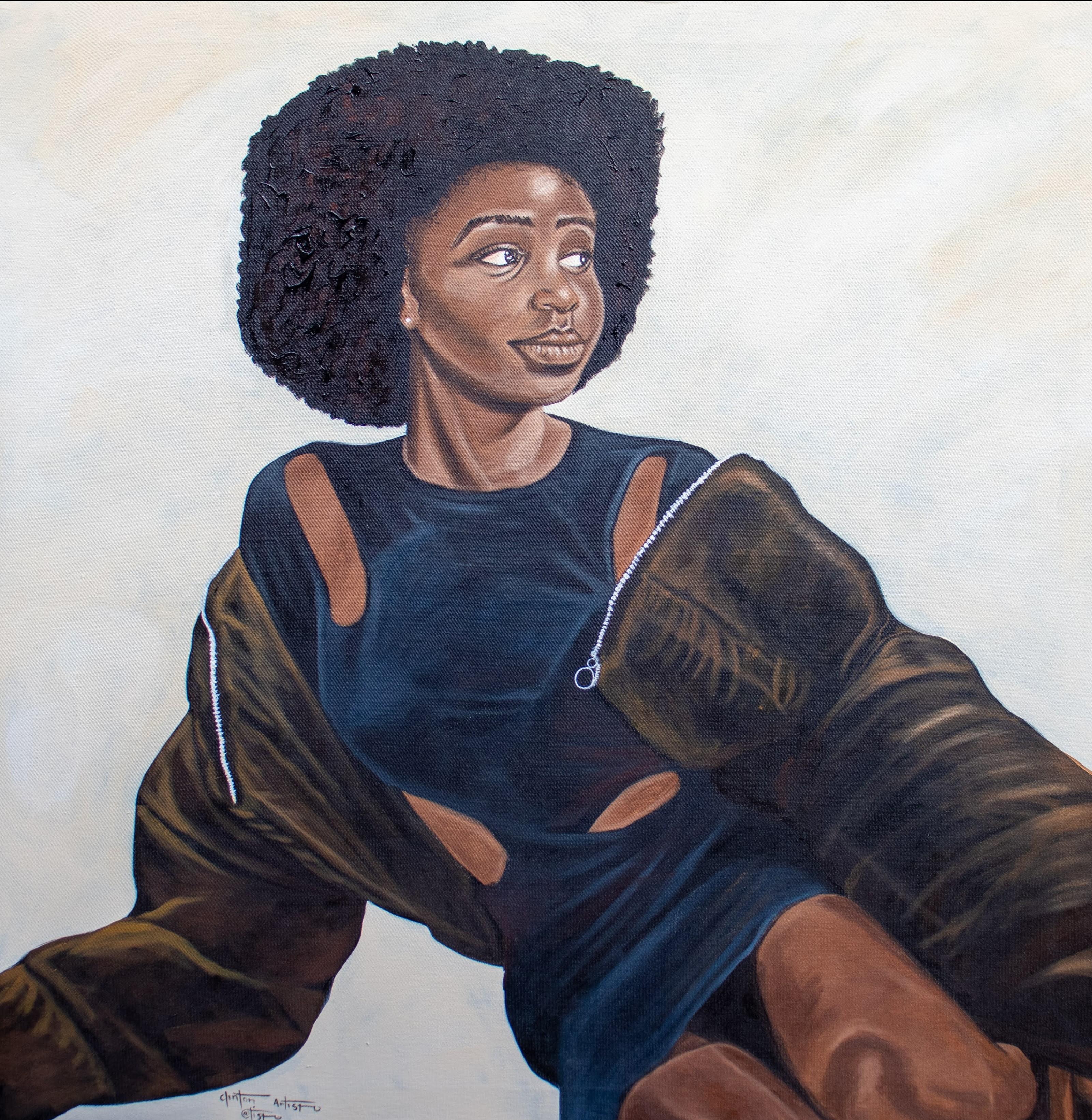 Clinton Odhiambo Portrait Painting - Self Efficacy