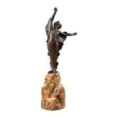 Clio Hunecker : "Liberty" (Isadora Duncan), Dancer in bronze- 1899