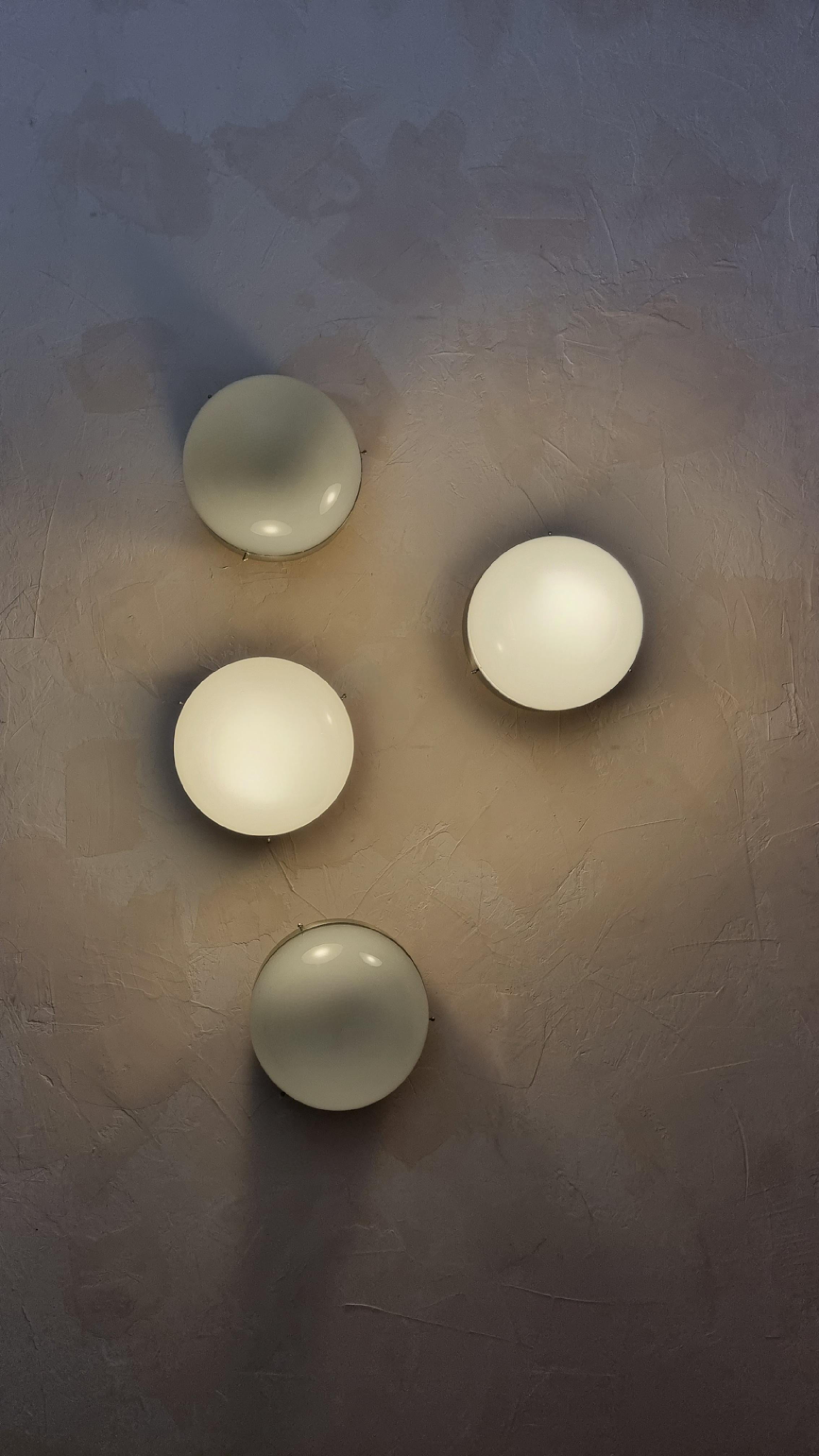 Mid-Century Modern Clio wall sconces designed by Sergio Mazza for Artemide, 1963 Italy  For Sale