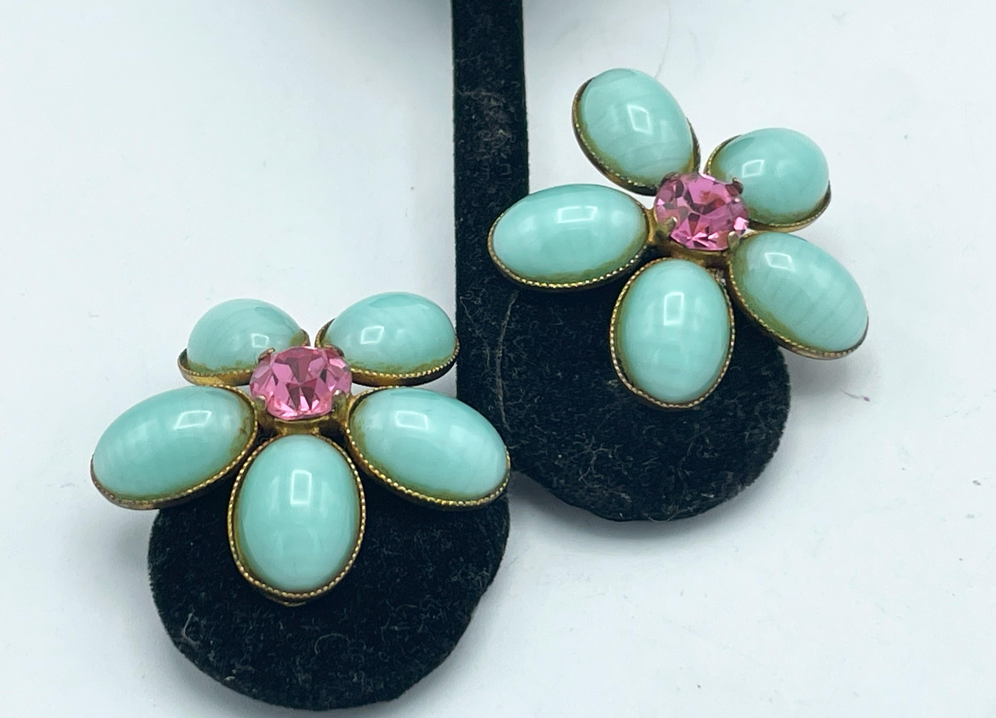 Women's Clip-on earring by Philippe Ferrandis Pairs 1980 's  For Sale