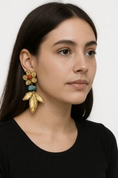 CLIP-ONEARRING by Yves Saint Laurent Rive Gauche, rive gauch, 1980