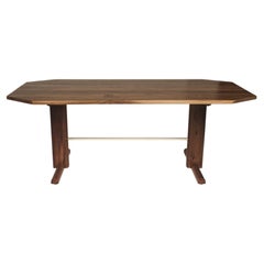 Clipped Corner BRIG Dining Table in Walnut