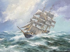 "Clipper Ship in Tempestuous Seas" by John Bentham-Dinsdale