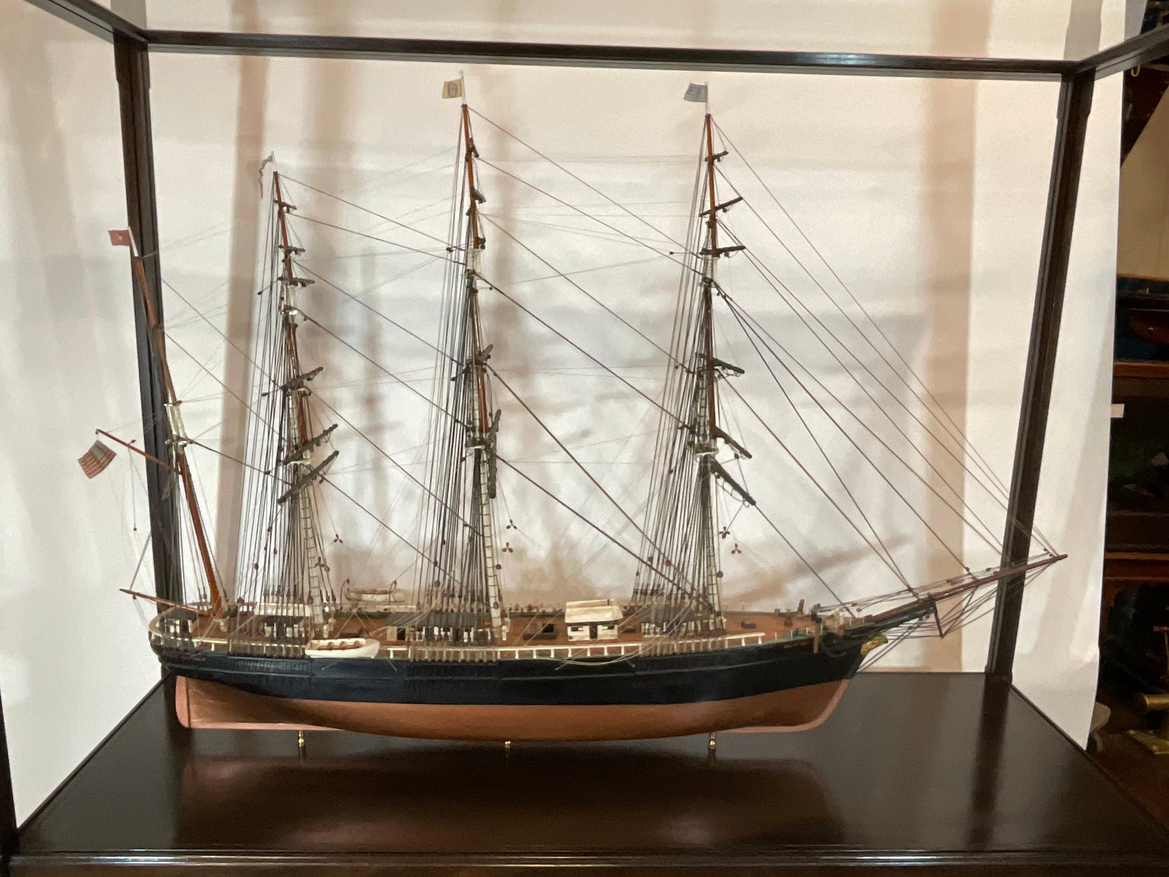 Clipper-Schiffsmodell der Großen Republik von Thomas Rosenquist im Zustand „Hervorragend“ im Angebot in Norwell, MA