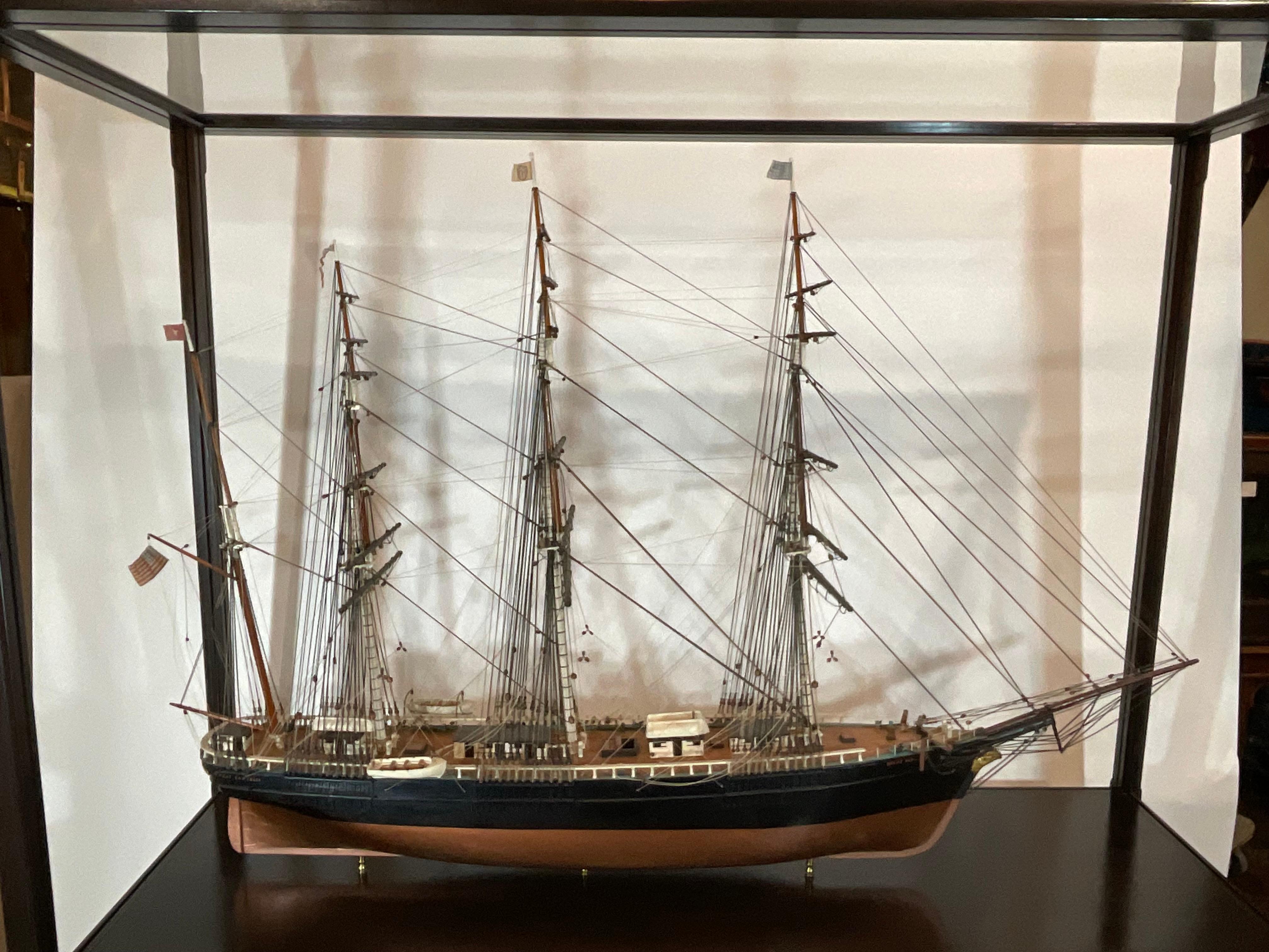 Clipper-Schiffsmodell der Großen Republik von Thomas Rosenquist (Frühes 20. Jahrhundert) im Angebot