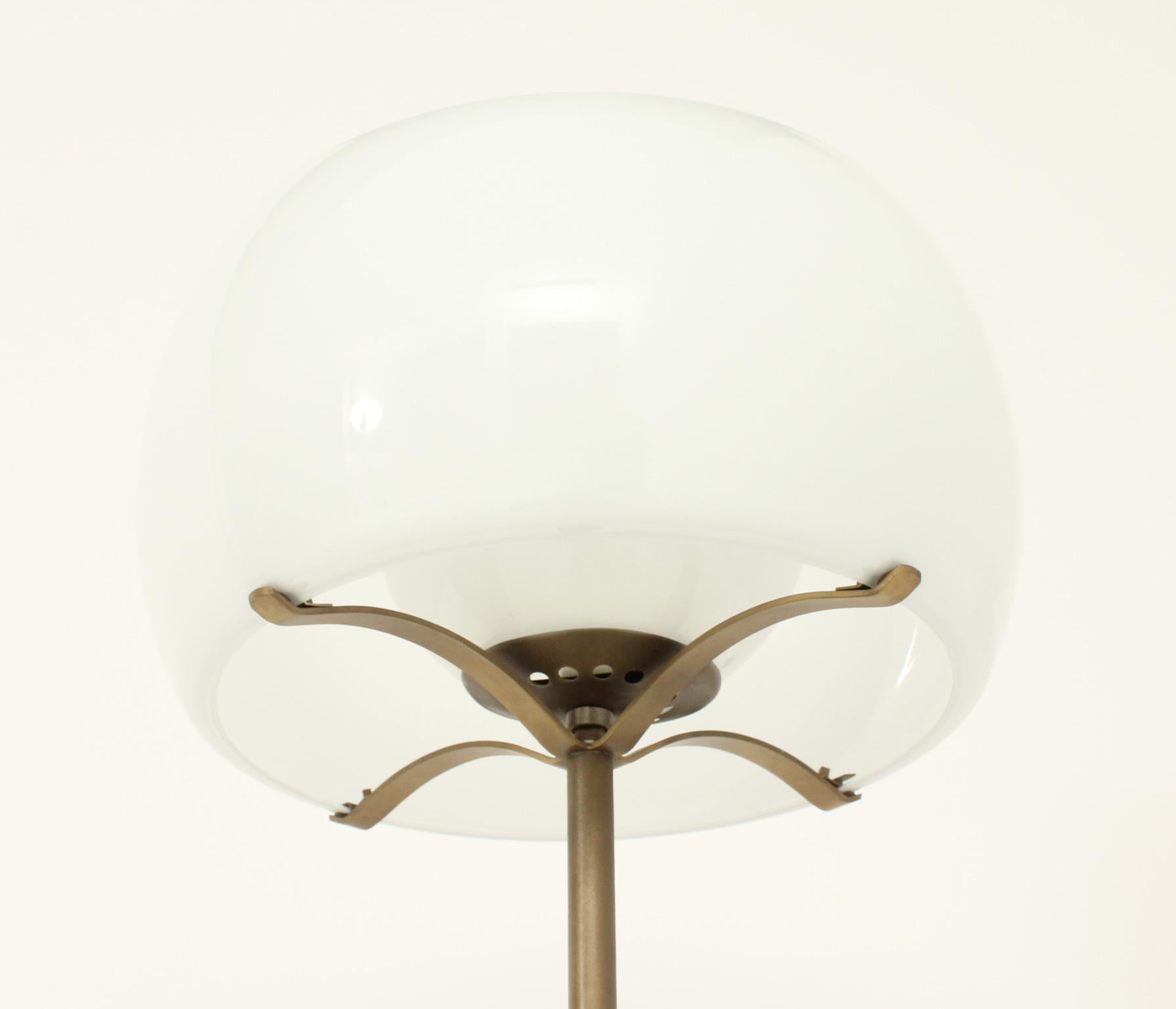 Clitunno Floor Lamp in Bronze Edition by Vico Magistretti for Artemide, 1963 For Sale 3