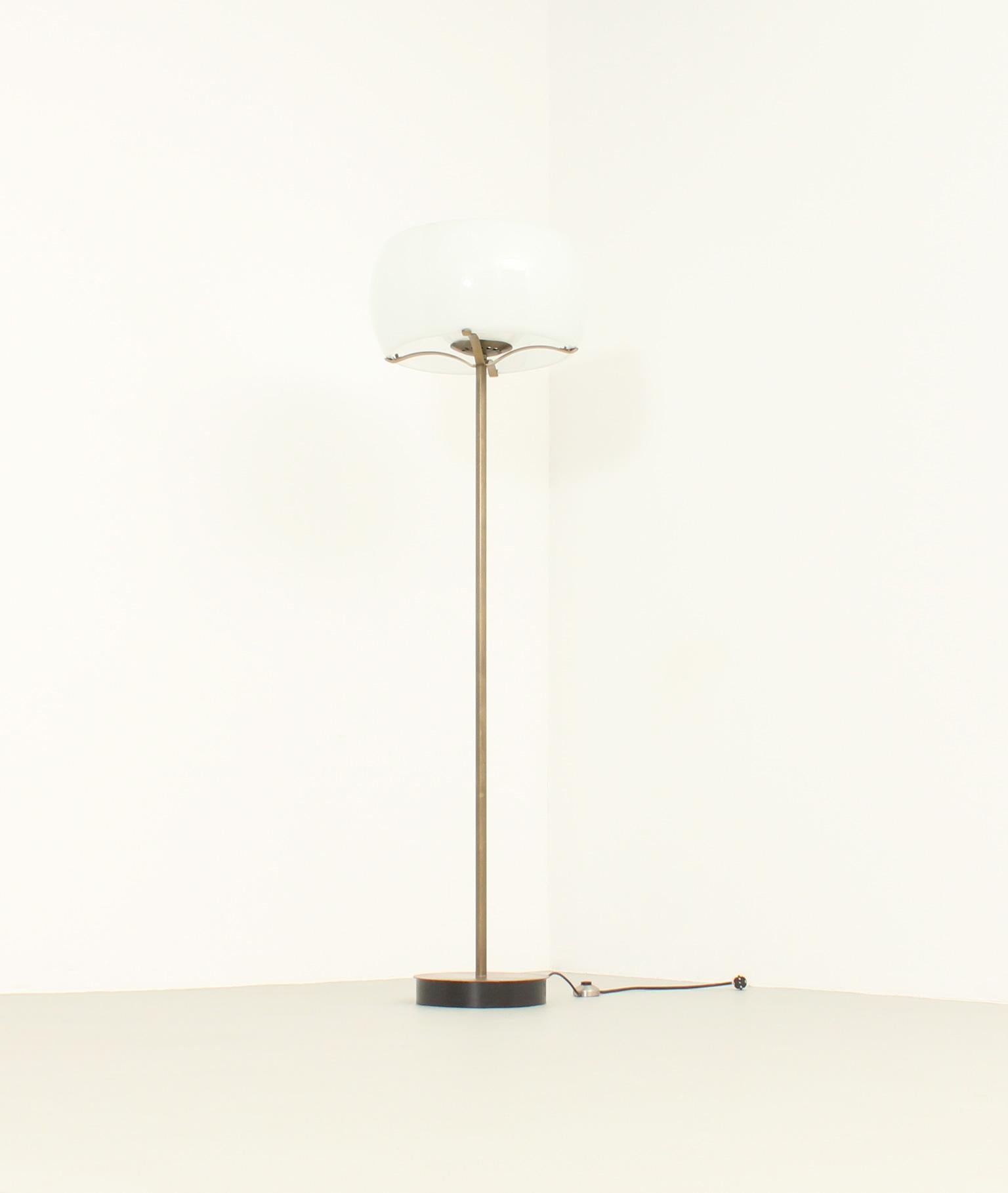 Clitunno Floor Lamp in Bronze Edition by Vico Magistretti for Artemide, 1963 For Sale 2