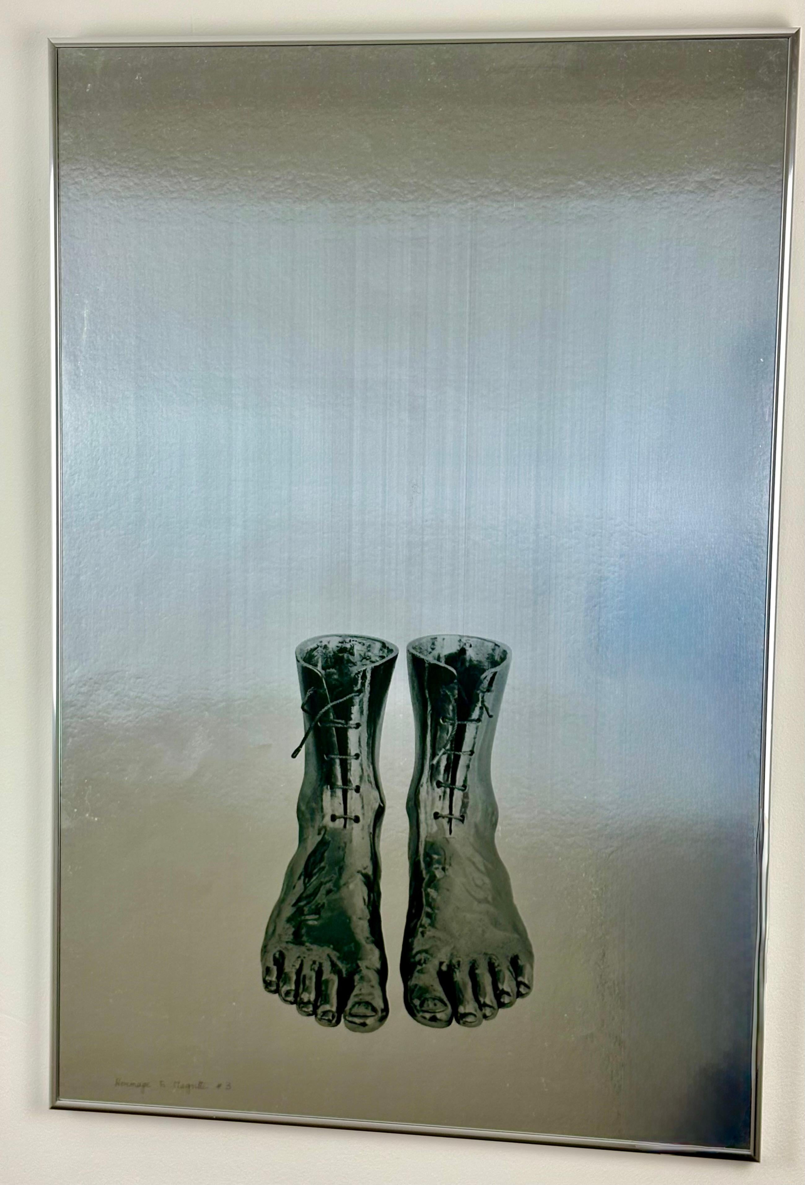 Clive Barker , Homenaje a Magritte nº 3, serigrafía, 1969, firmado y fechado 5/10 Británico en venta