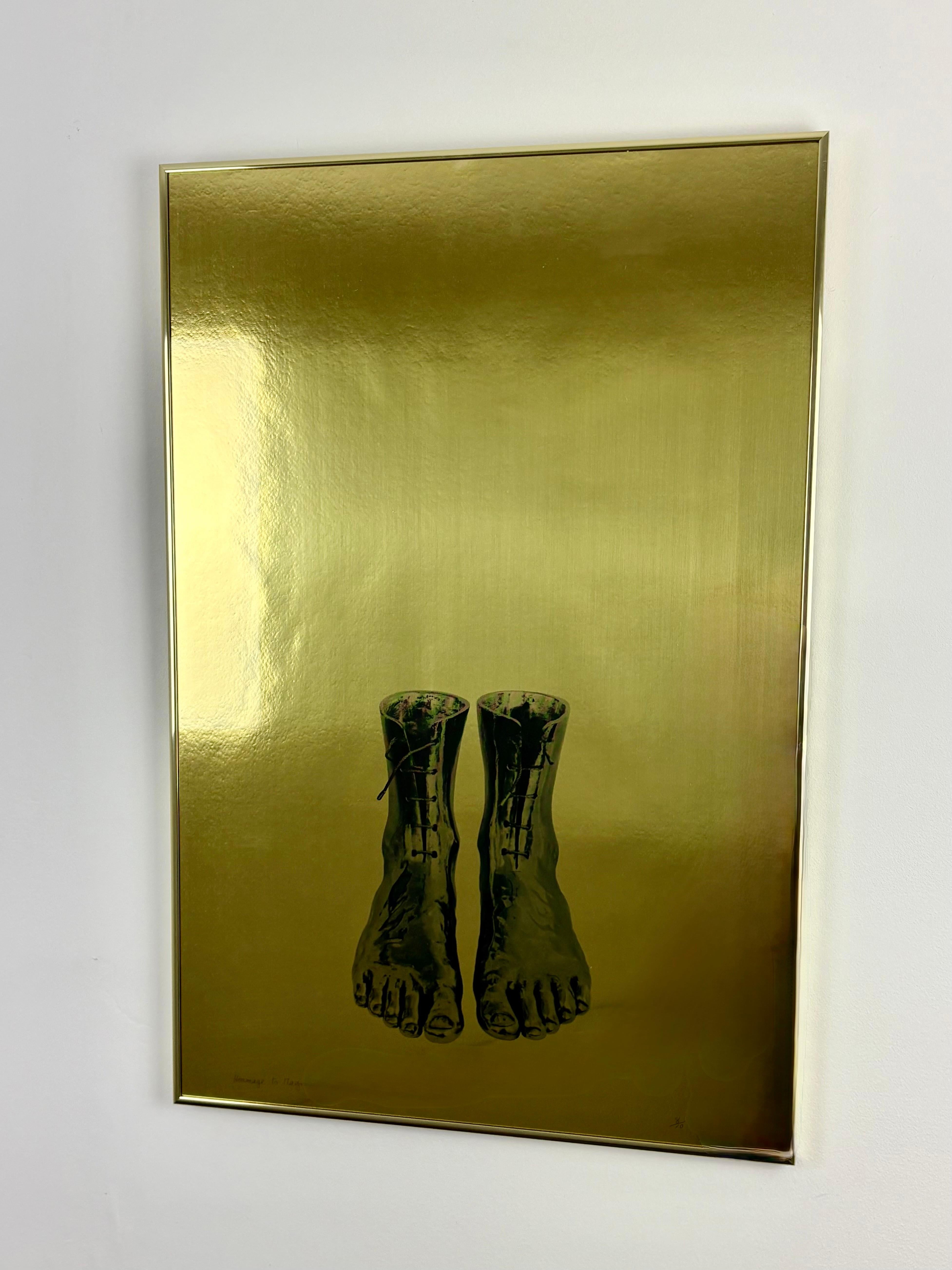 Clive Barker , Homenaje a Magritte nº 3, serigrafía, 1969, firmado y fechado 5/10 Papel en venta