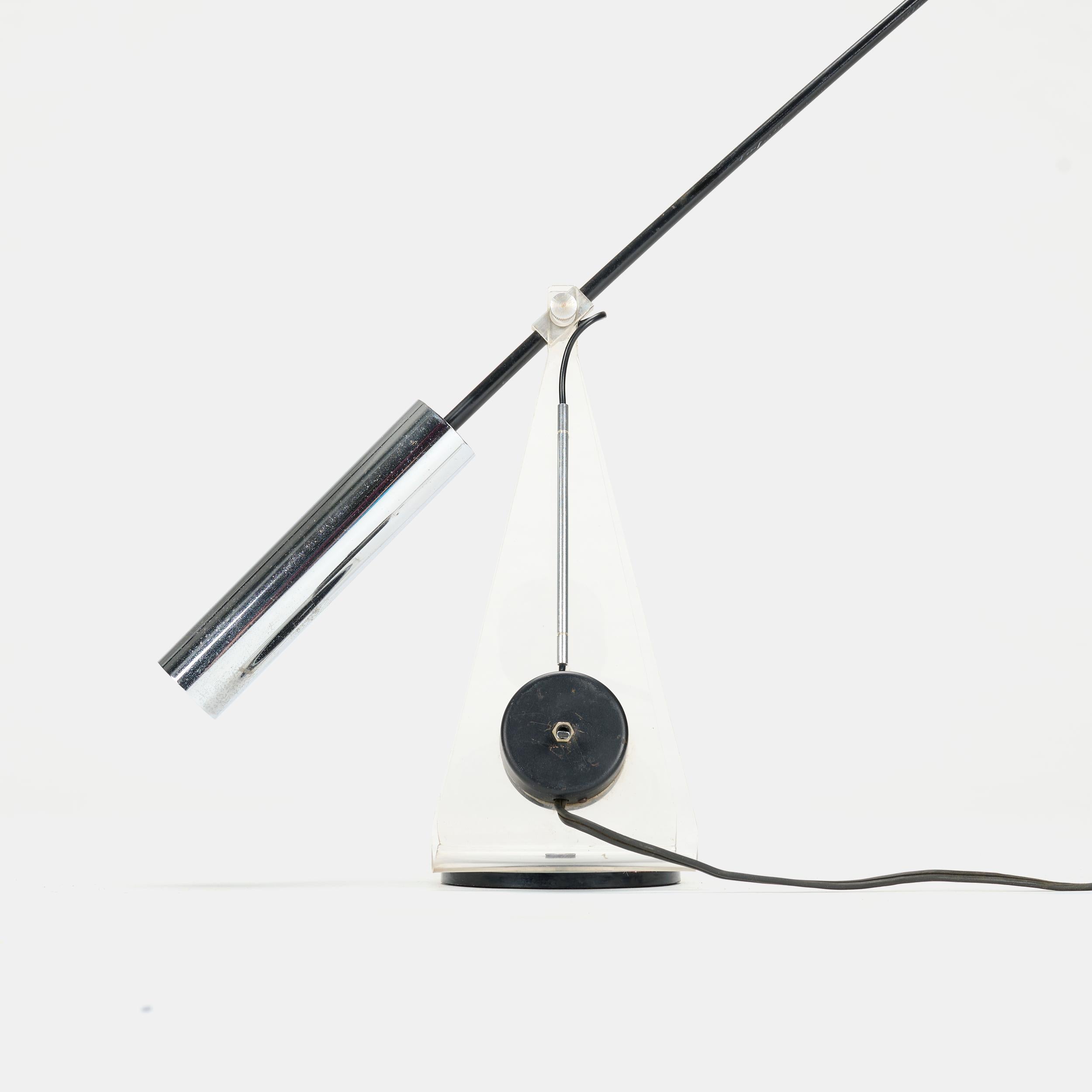 Clive Entwistle rare articulating table lamp USA, c. 1965 en Bueno estado para la venta en Skokie, IL