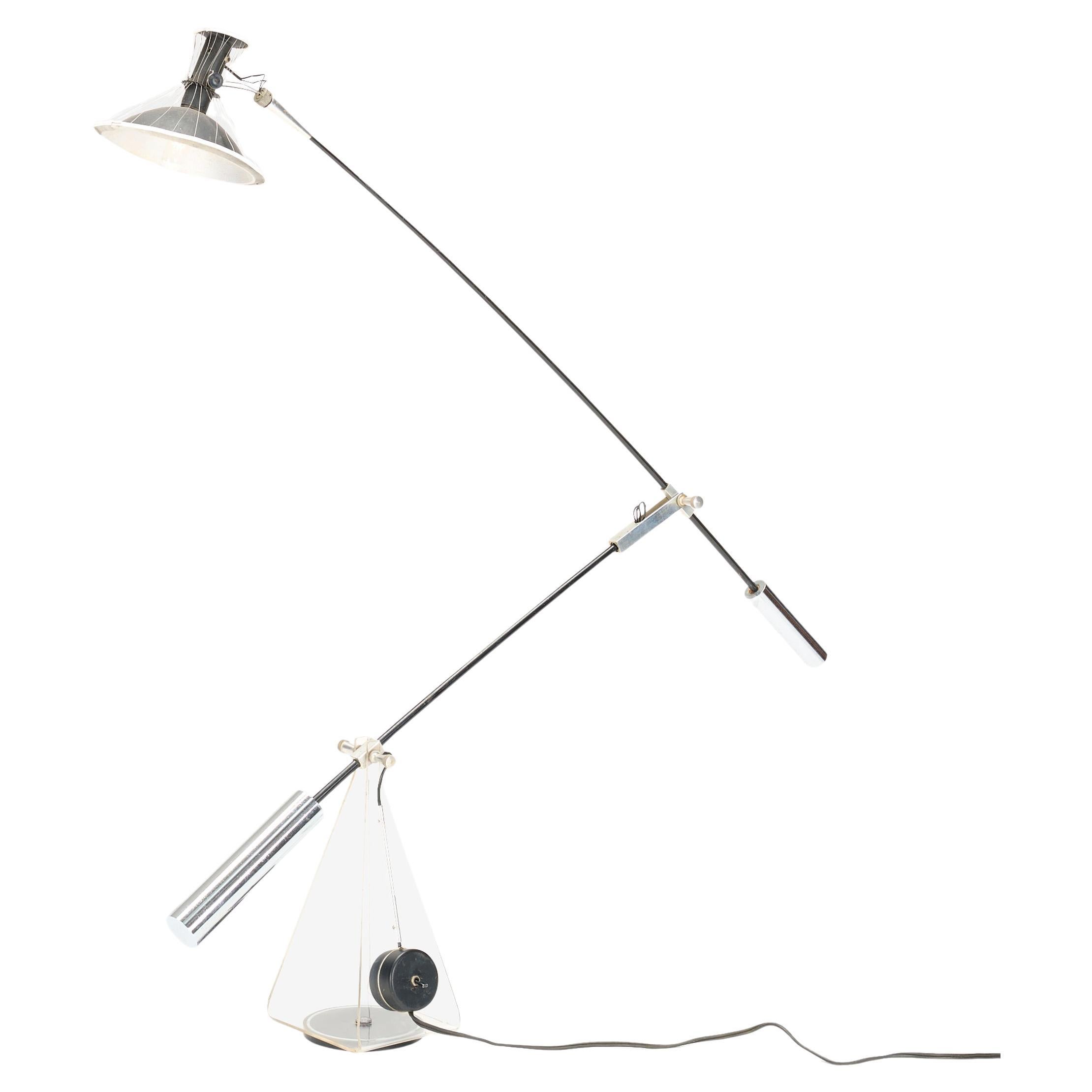 Clive Entwistle rare articulating table lamp USA, c. 1965 en venta