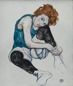 Clive Fredriksson - 1982 Oil, Pose