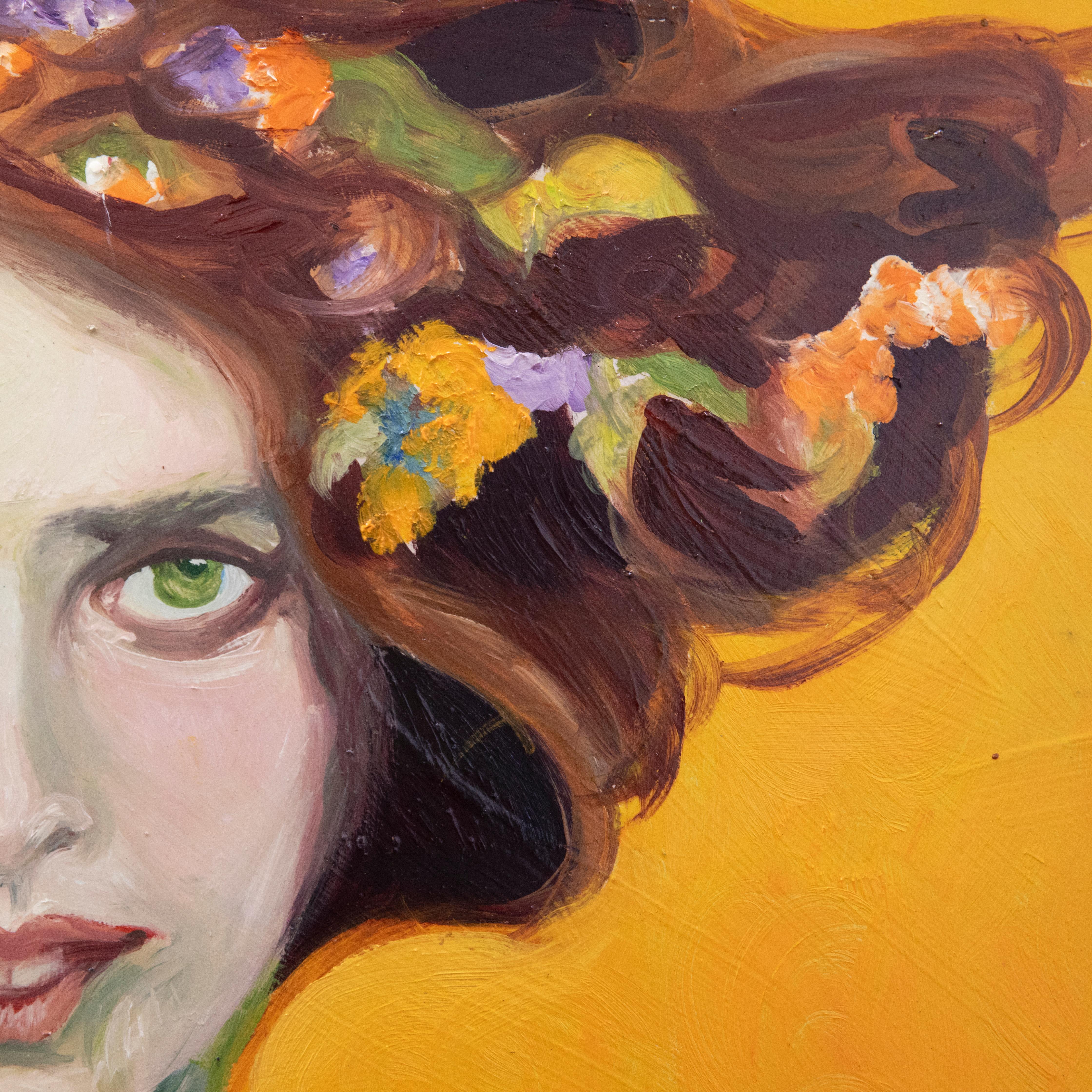 Clive Fredriksson dopo Adrienne Stein - Olio contemporaneo incorniciato, Incantatrice 3