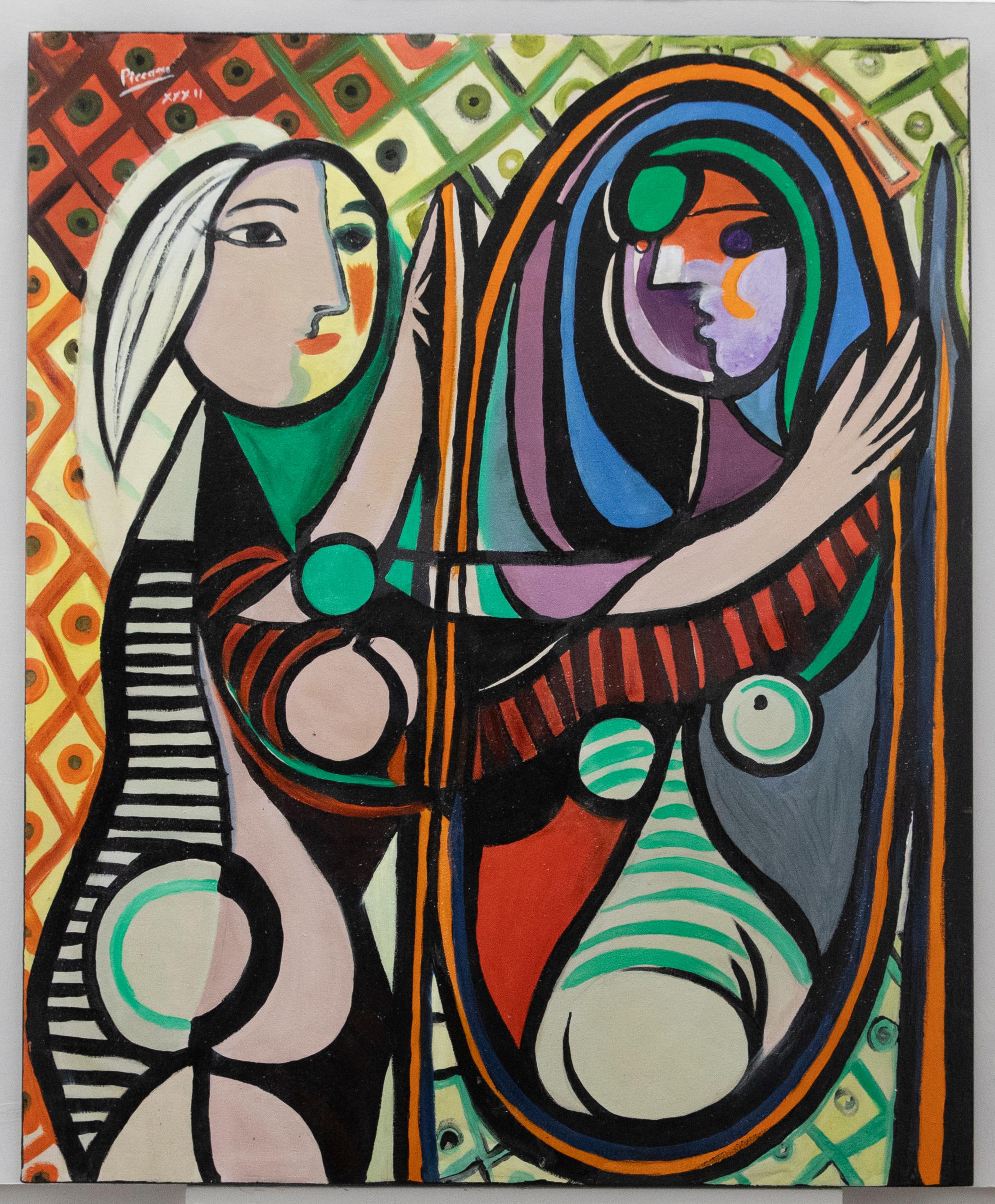 picasso donna allo specchio