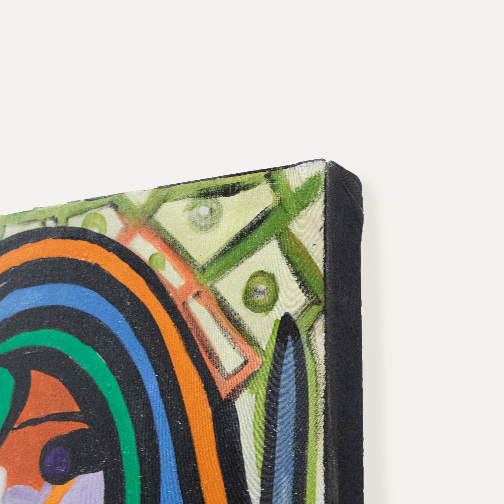 Clive Fredriksson Dopo Pablo Picasso - Olio contemporaneo, Ragazza davanti allo specchio 1