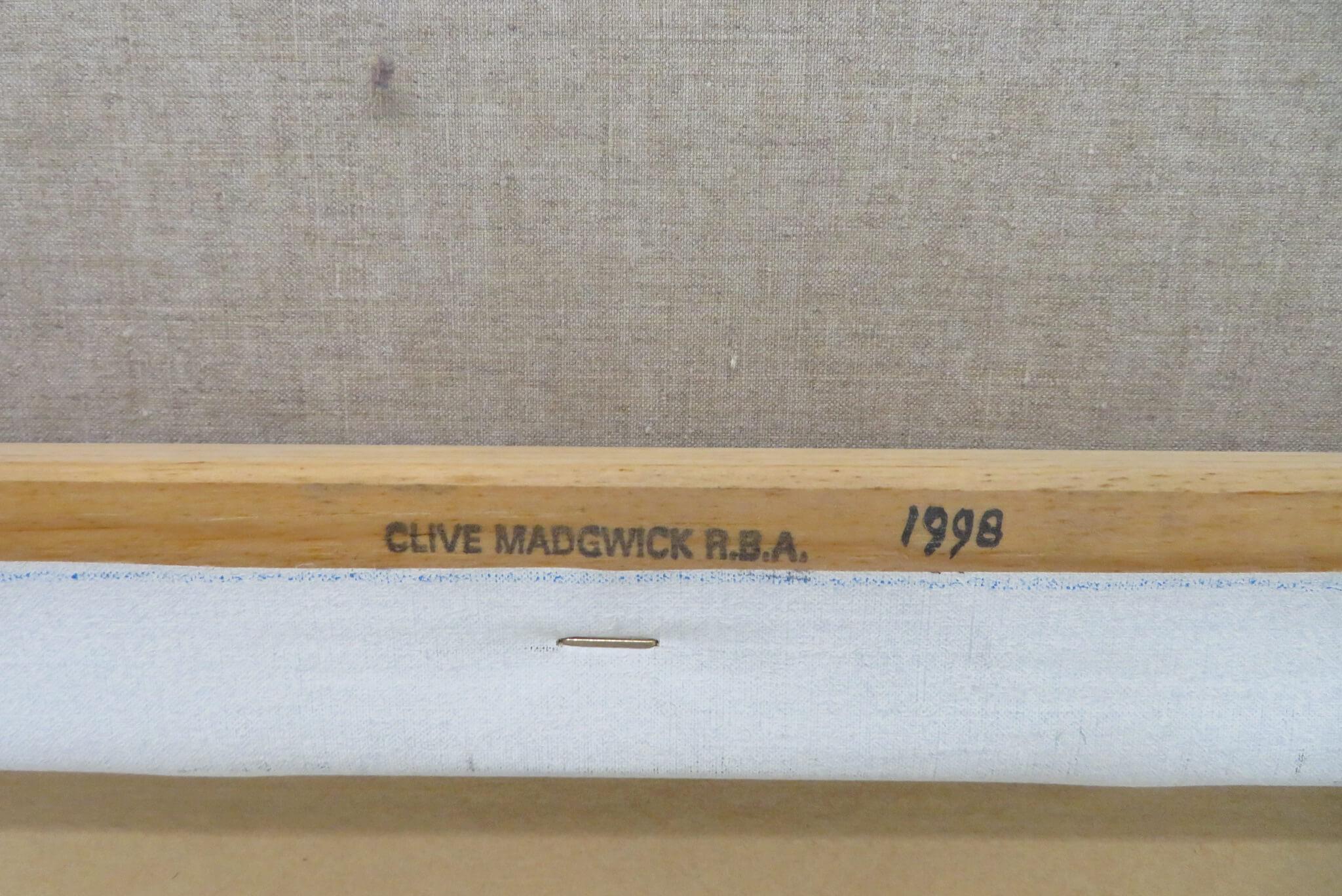 CLIVE MADGWICK RBA (1939-2005) impressionista francese Pittura ad olio originale Parigi 2