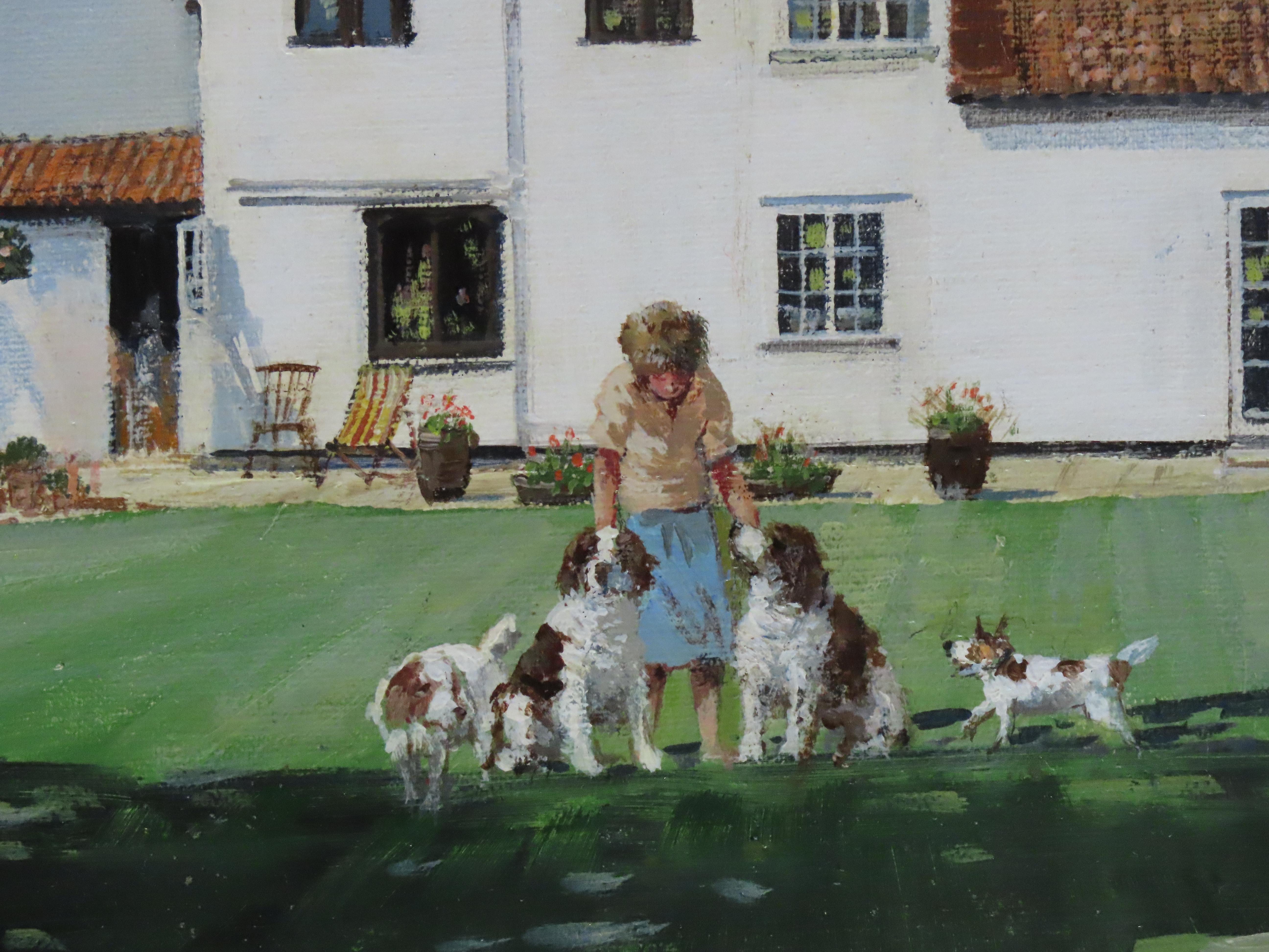 Óleo original sobre lienzo. Clive Madgwick R.B.A, U.A., 