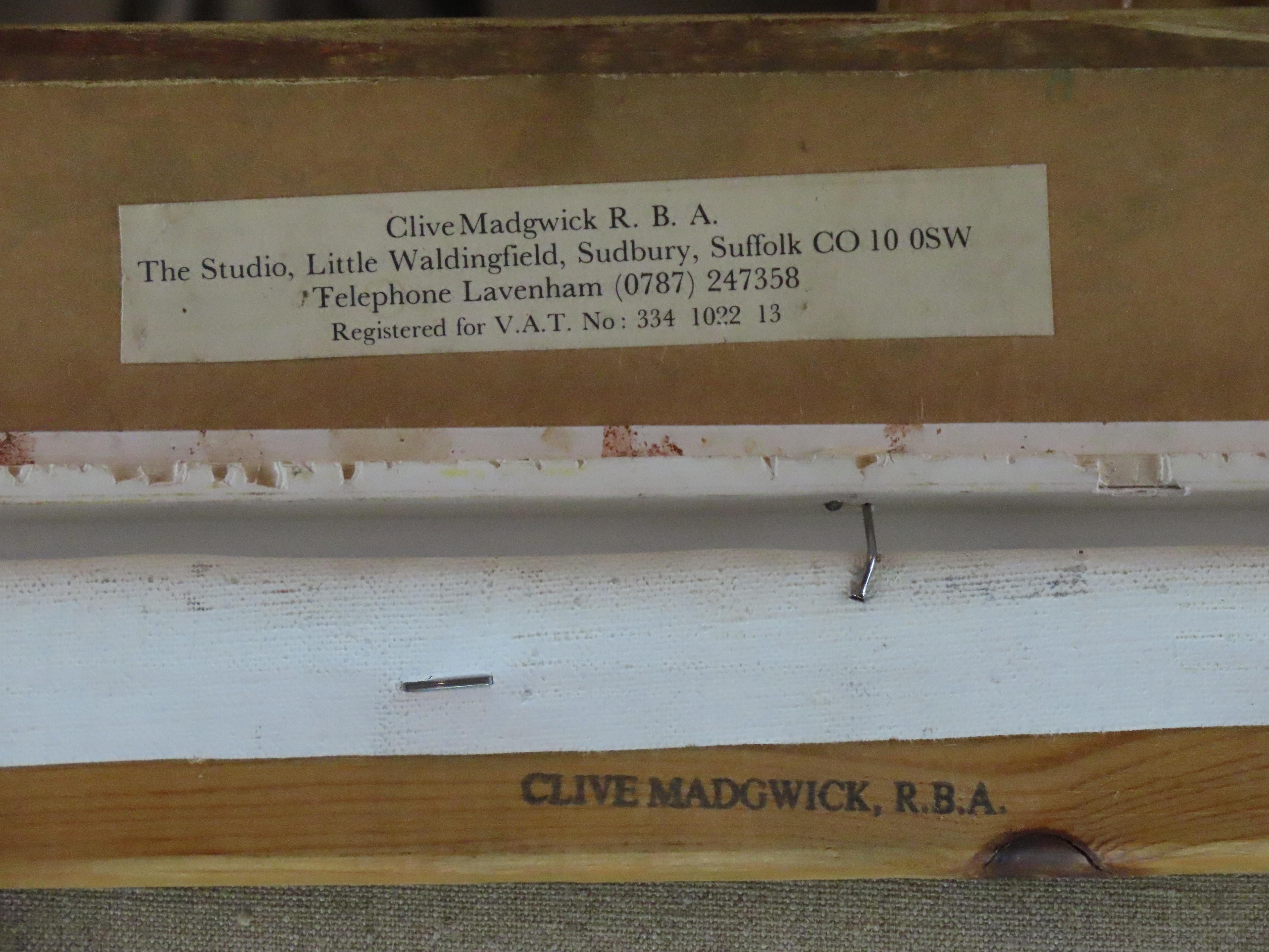 Óleo original sobre lienzo. Clive Madgwick R.B.A, U.A., 