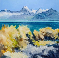 Mount Cook - Across the Lake, Contemporary, landscape, original