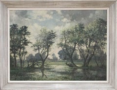 Clive Richard Browne (1901-1991) – Öl, Wasserbügel des 20. Jahrhunderts