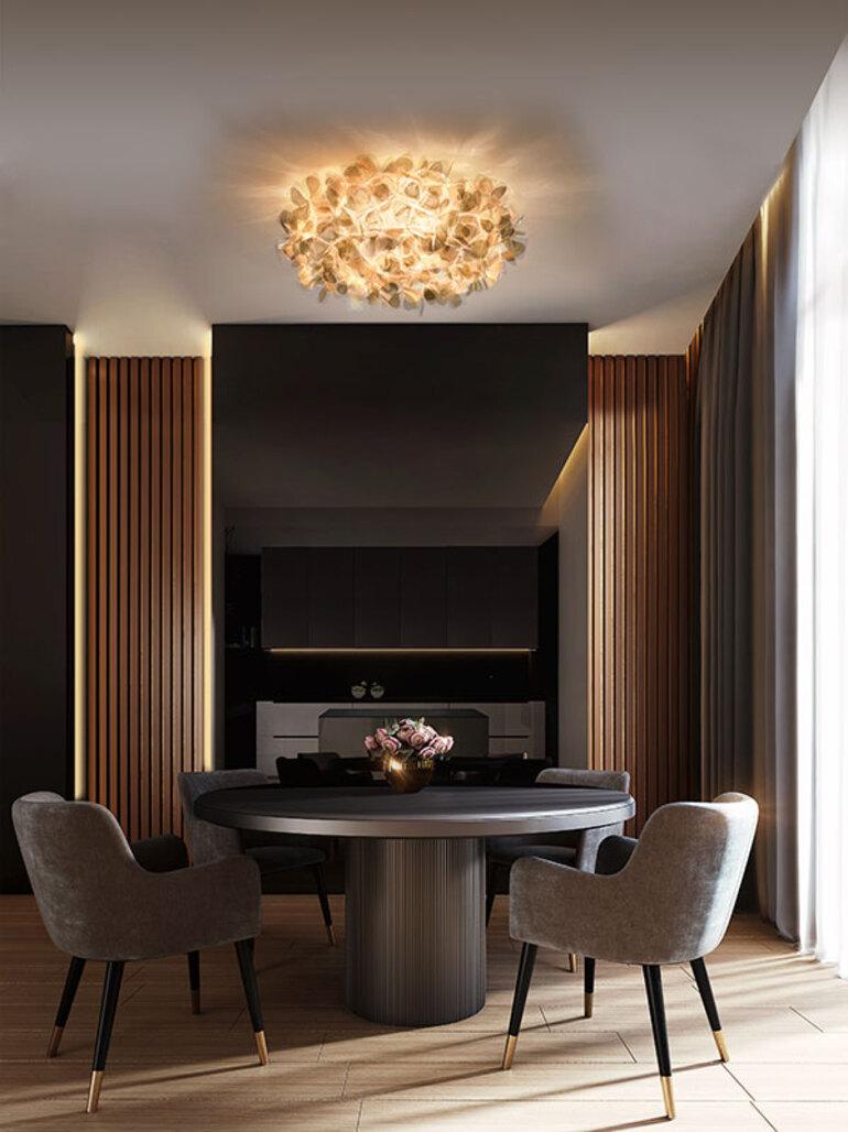 Grand plafonnier/wall Clizia « Mama Non Mama Gold » en vente 3