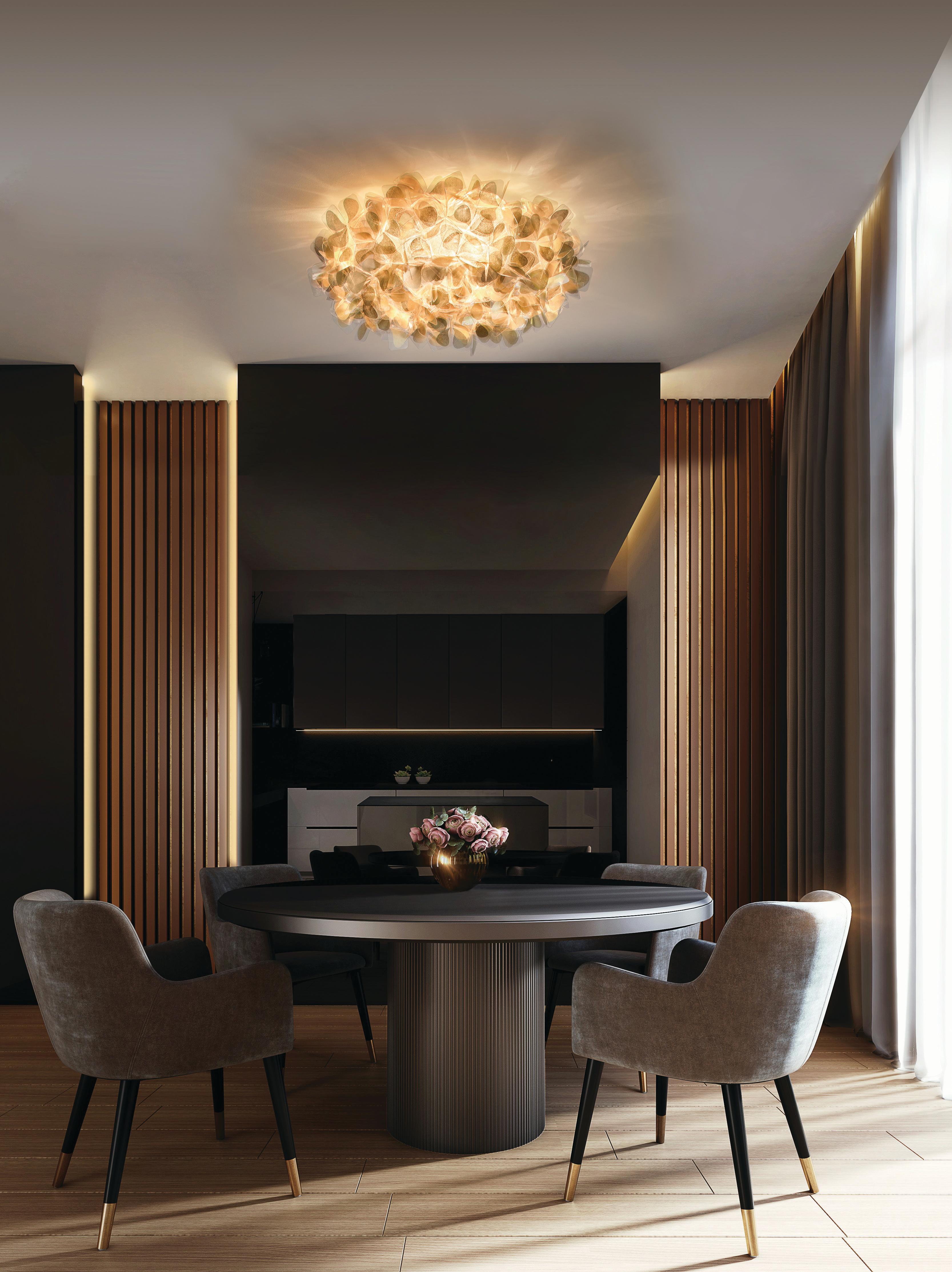 Altro SLAMP - Clizia Ceiling/wall Medium Mama Non Mama Gold designed by Adriano Rachele in vendita