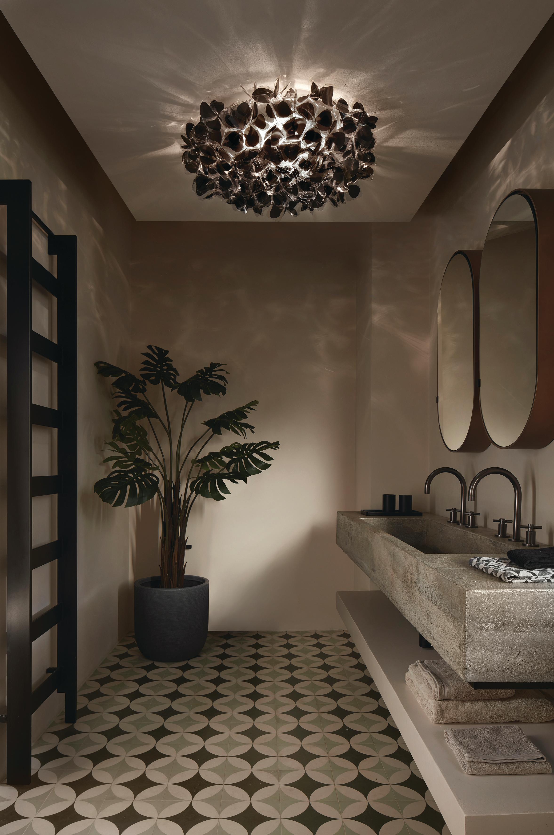 Fait main Plafonnier/wall Mini Clizia « Mama Non Mama Black » en vente