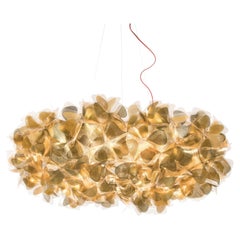 SLAMP - Clizia Hängeleuchte 130 - Mama Non Mama Gold - Roter Draht