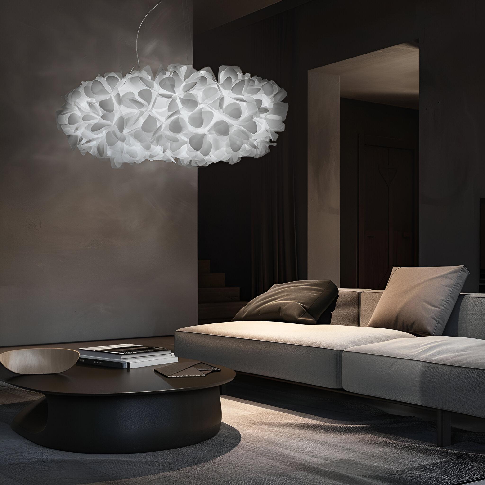 Other SLAMP - Clizia Suspension 130 - Mama Non Mama White - Transparent Wire For Sale