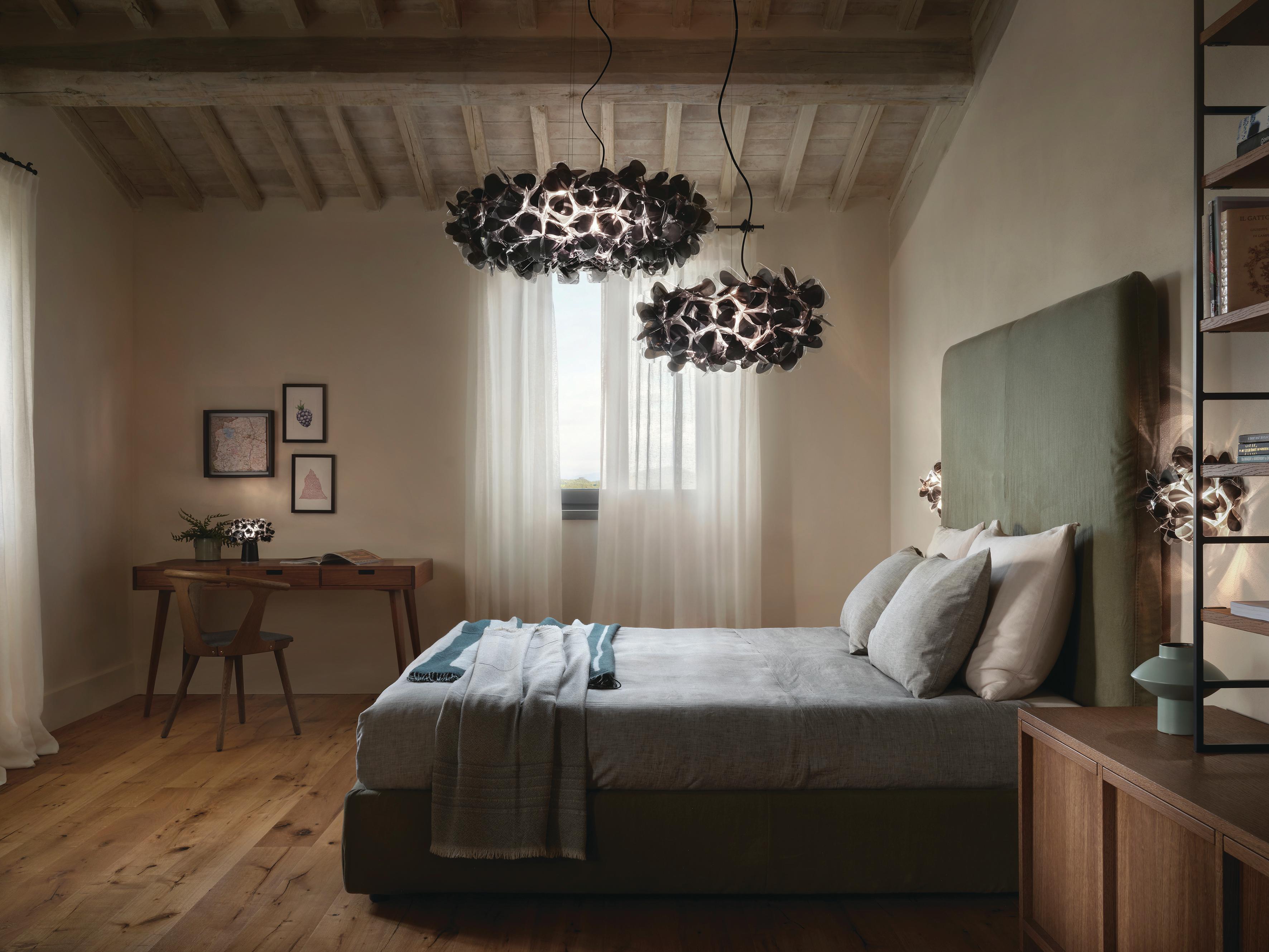Modern SLAMP - Clizia Suspension Large - Mama Non Mama Black- Black Wire by A. Rachele