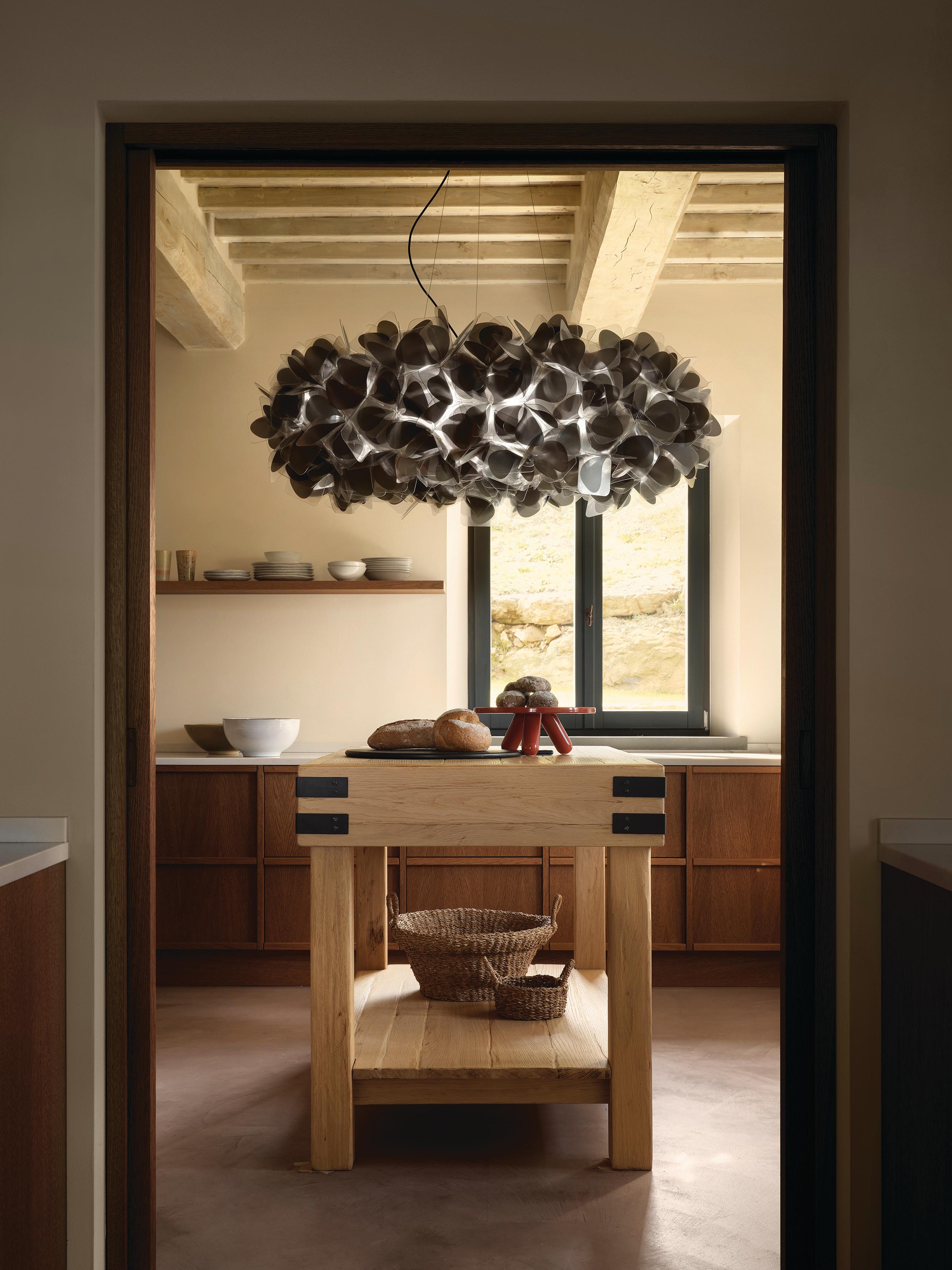 Fait main Slamp - Clizia Suspension Large - Mama Non Mama Black - Black Wire en vente