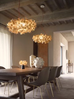 Slamp - Clizia Sospensione Grande - Mamma Non Mamma Oro - Filo Trasparente