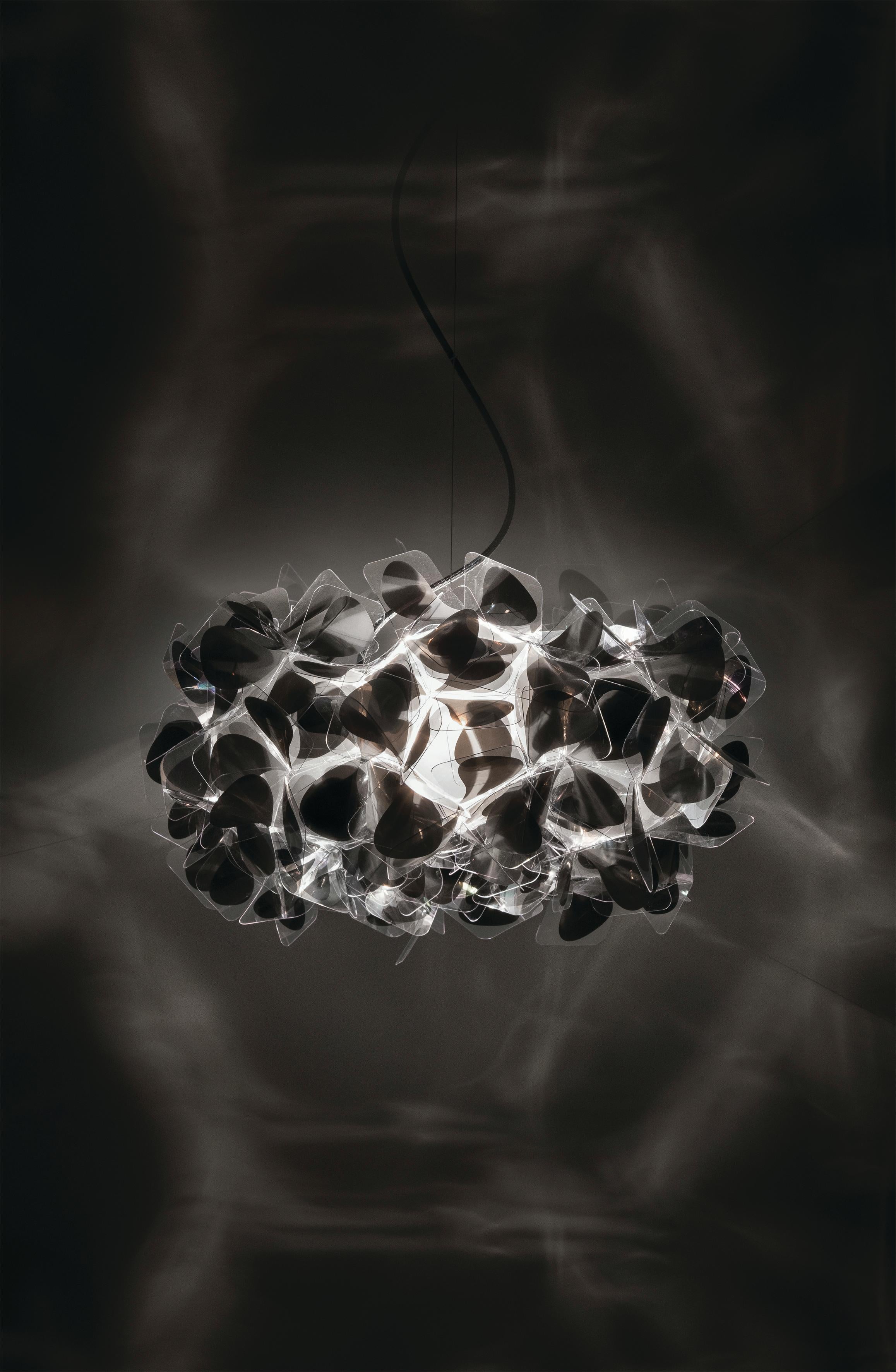 Italian SLAMP - Clizia Suspension - Mama Non Mama Black - Transparent Wire For Sale