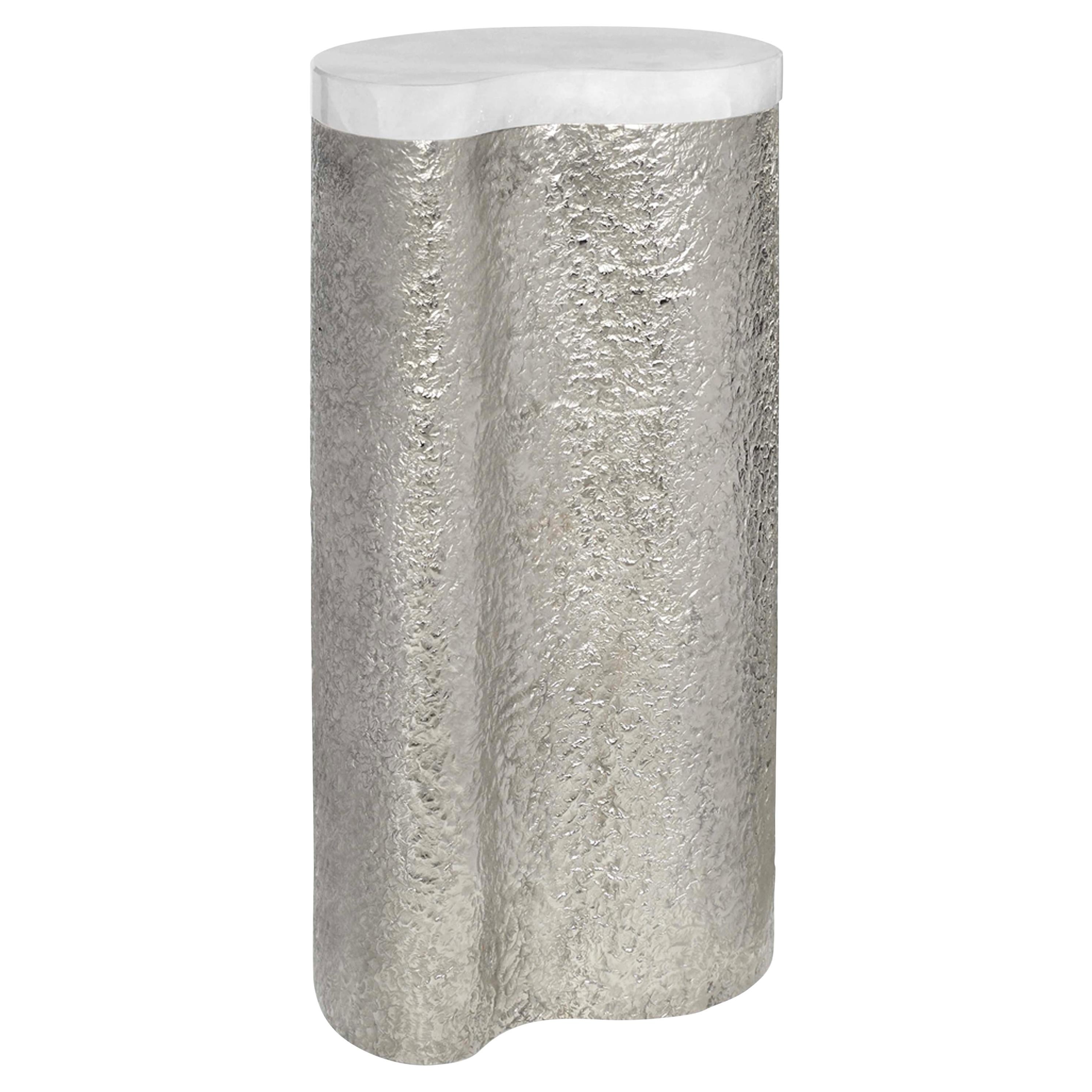 CLO I Rock Crystal Side Table by Phoenix For Sale