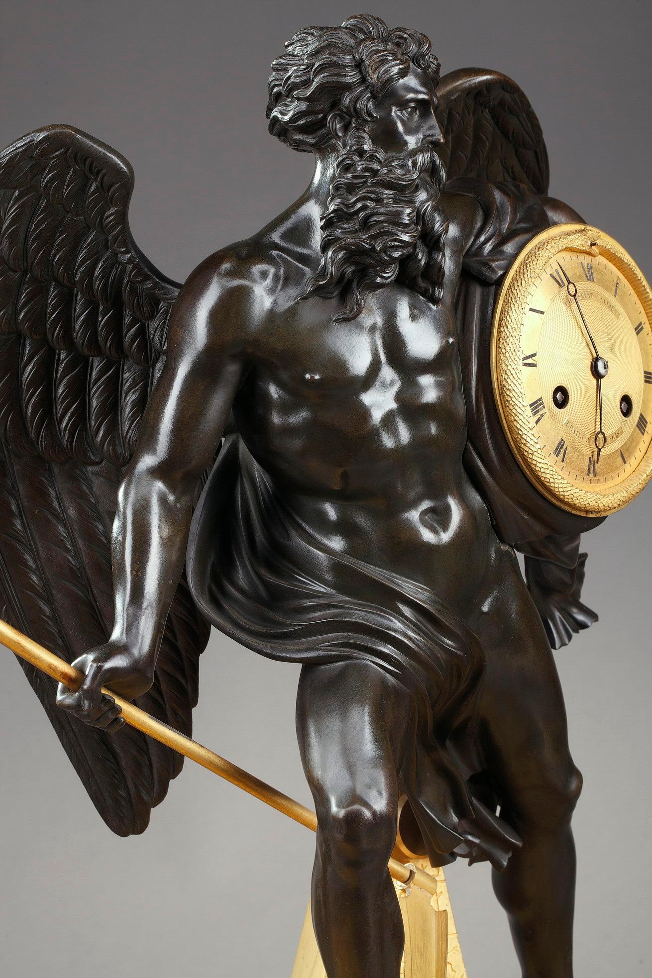 Clock Allegory of Time, Choiselat Gallien and Lesieur 1