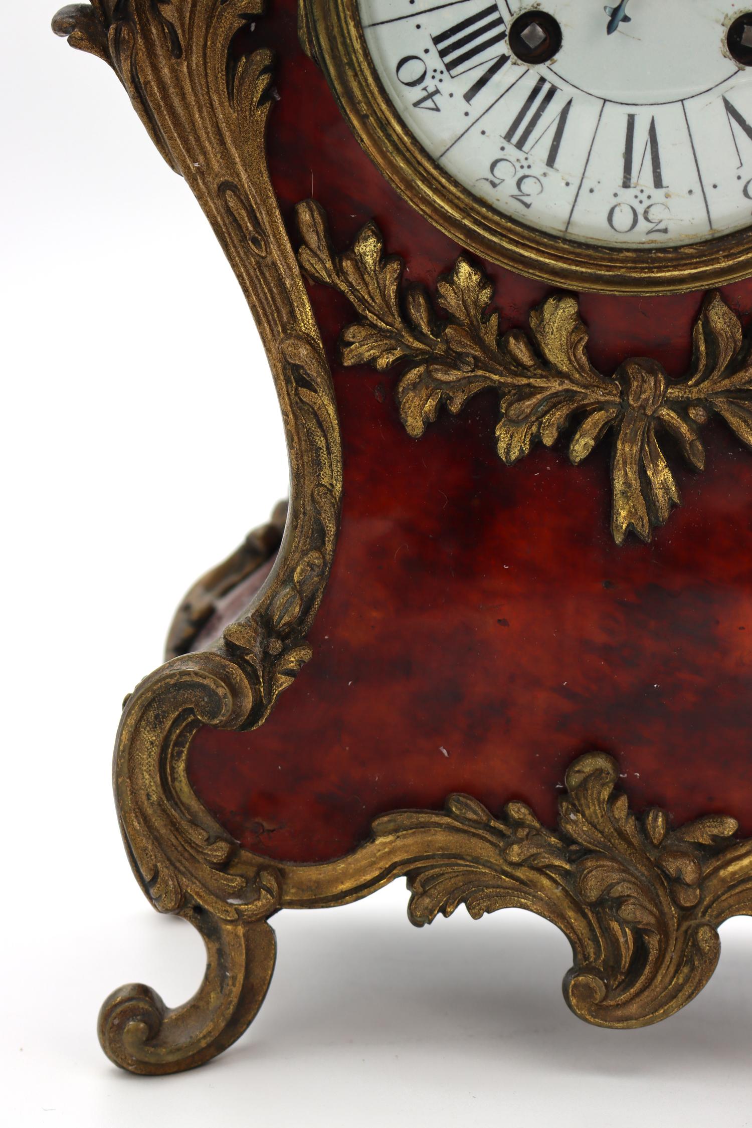 Clock, Cartel in Louis XV Style For Sale 7