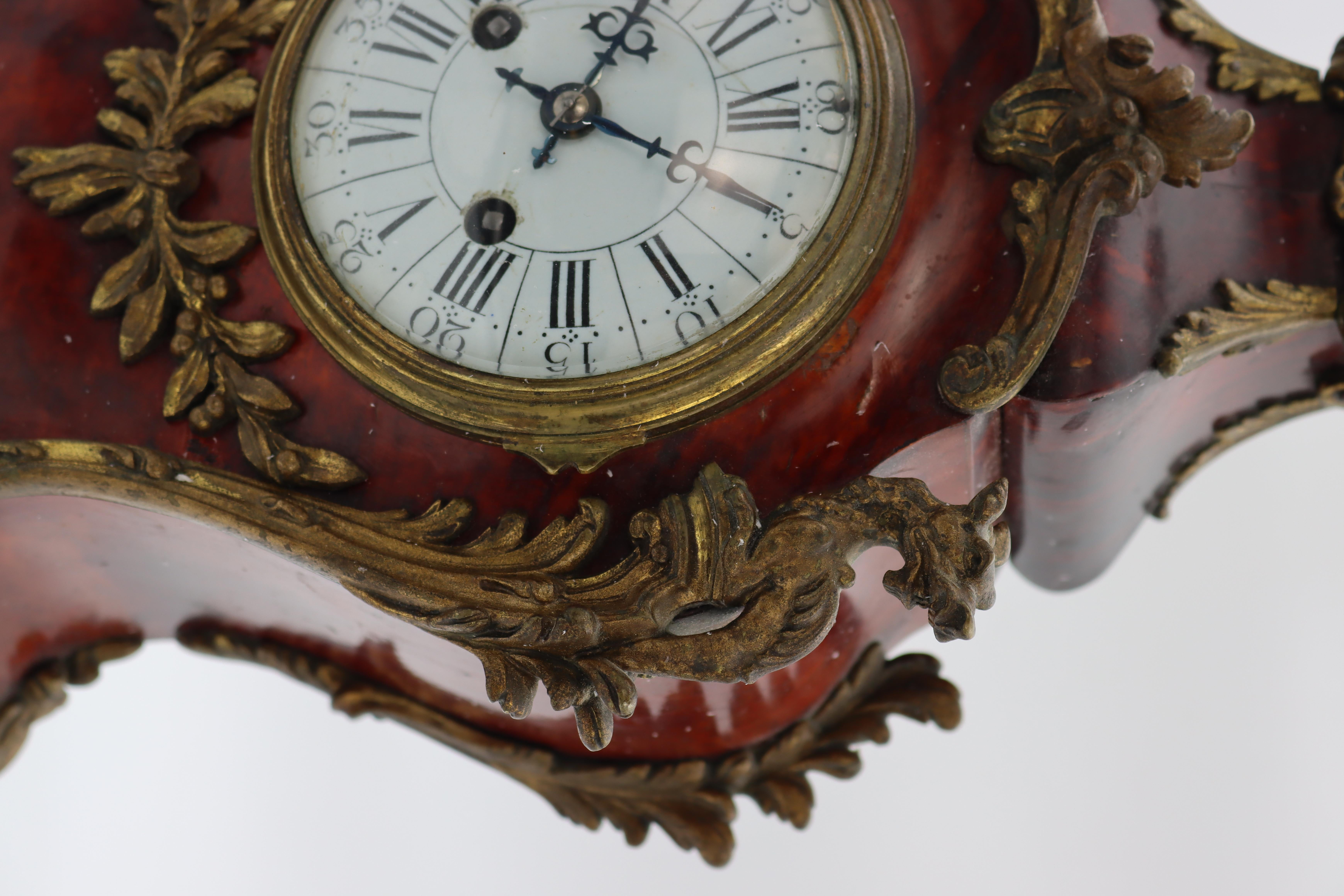 Uhr, Kaminsims im Louis XV-Stil im Angebot 7