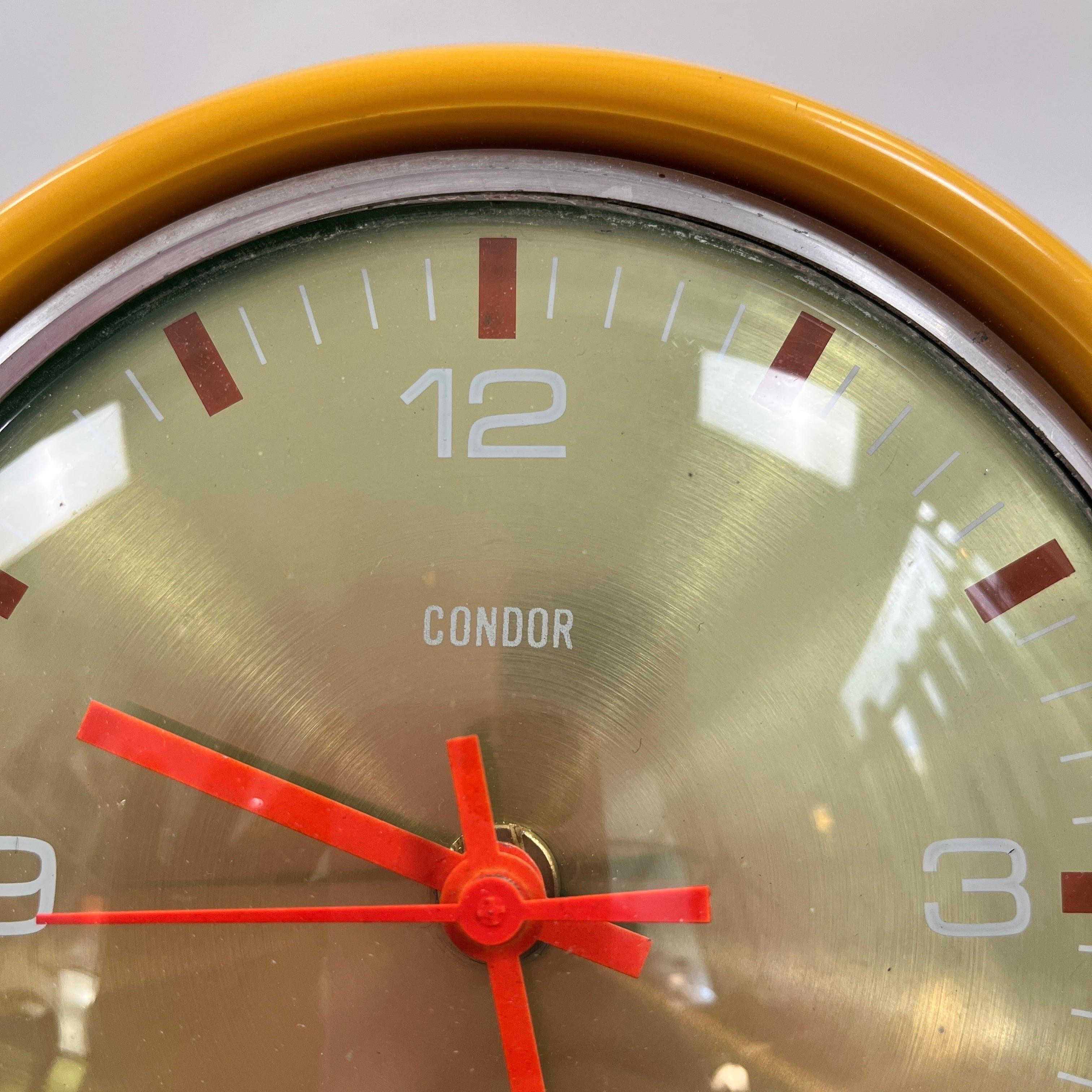 Fine XX secolo Orologio CONDOR / Space Age Design / Italia anni '70 in vendita