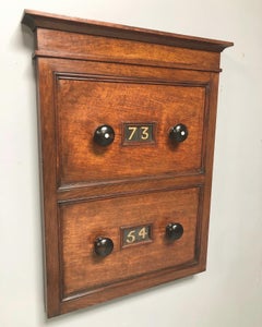 Orologio Numerico Biliardo Scorer Cabinet Oak con Quadranti Rotanti