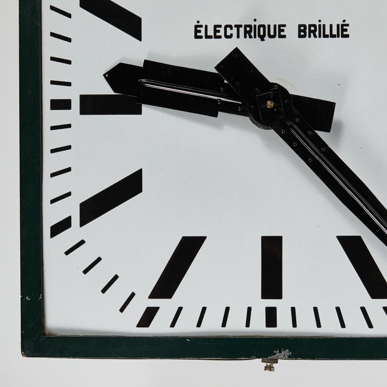 Turn of the Century French Industrial Clock For Sale at 1stDibs