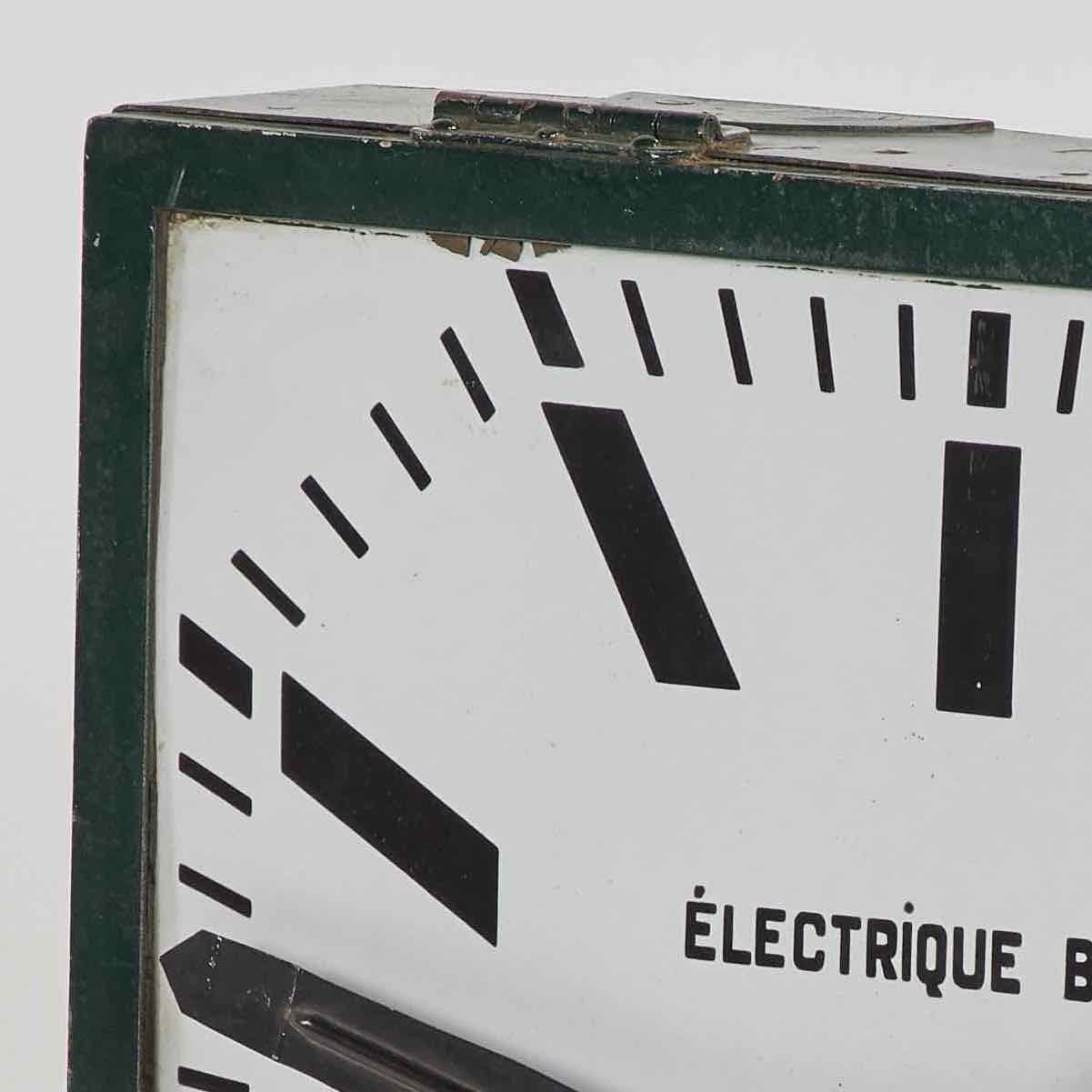 Early 20th Century Turn of the Century French Industrial Clock For Sale