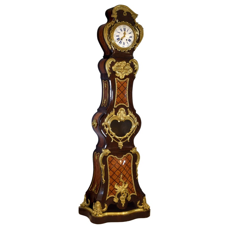 Clock, France, 19th C., after Charles Cressent 'France, 1685-1768' For Sale