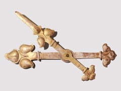 Clock hands from a bell tower, Germany end of 18th century.