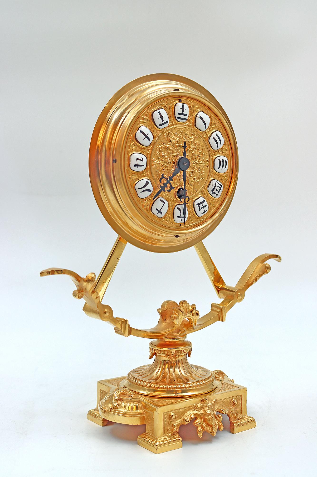 Clock in Gilt Bronze, 19th Century 7