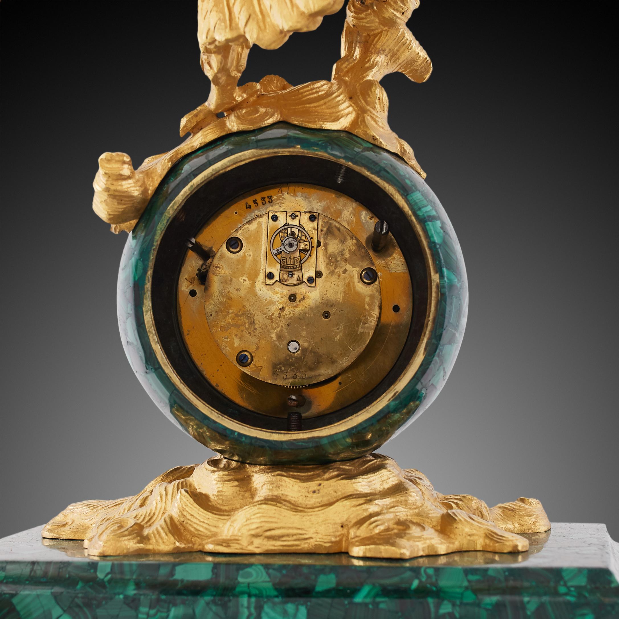 Clock on the Desk, 19th Century, Napoleon III Period For Sale 1