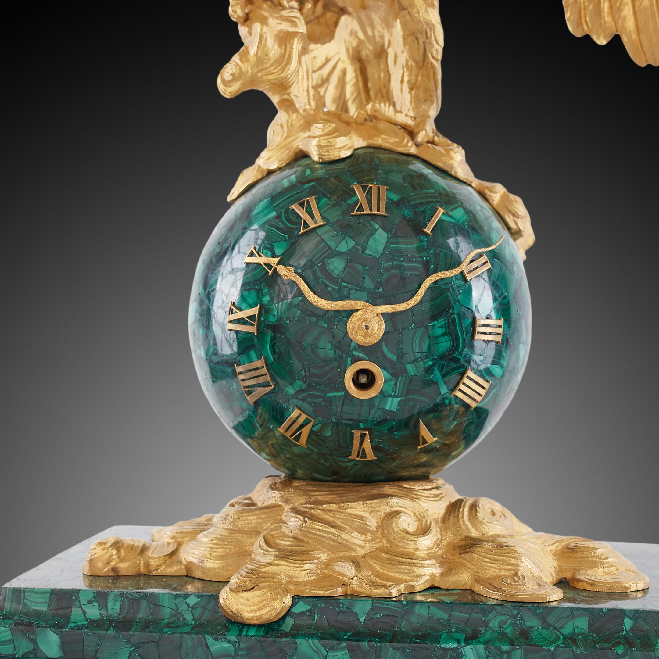Clock on the Desk, 19th Century, Napoleon III Period For Sale 3