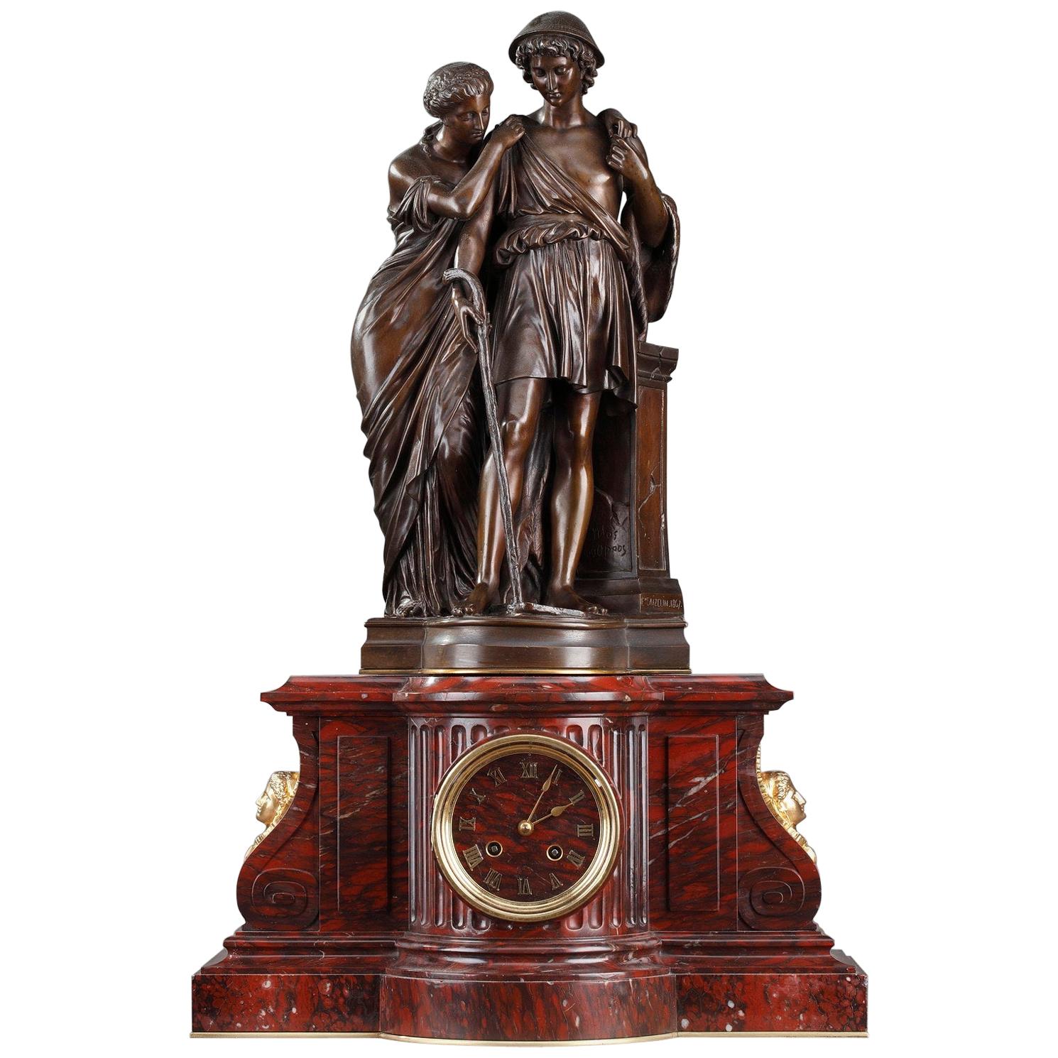 Clock Shepherds of Arcadia by Aizelin and Barbedienne