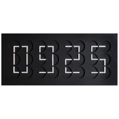 ClockClock 24 Black by Humans since 1982, Kinetic Sculpture, Wall Clock