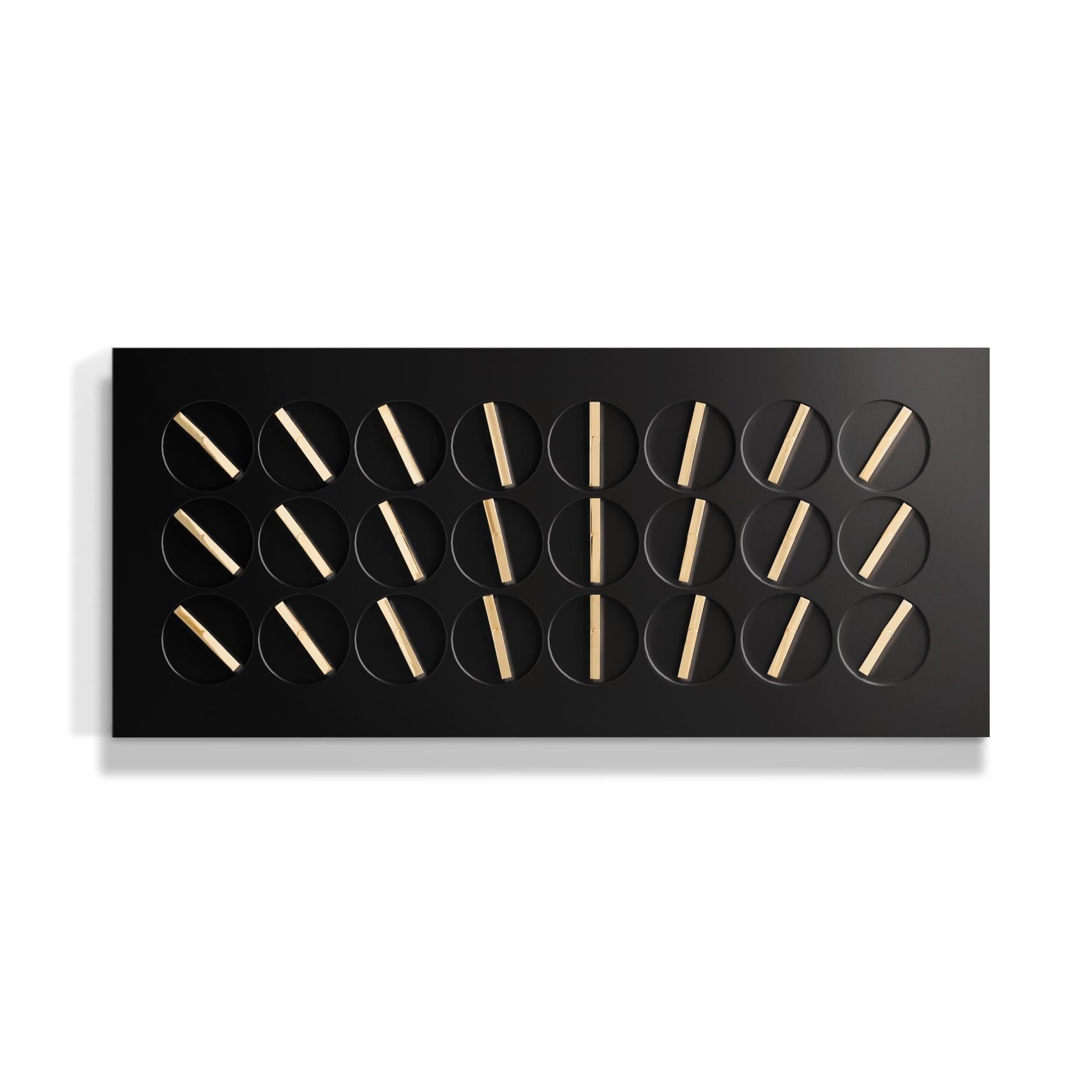 kinetic wall clock